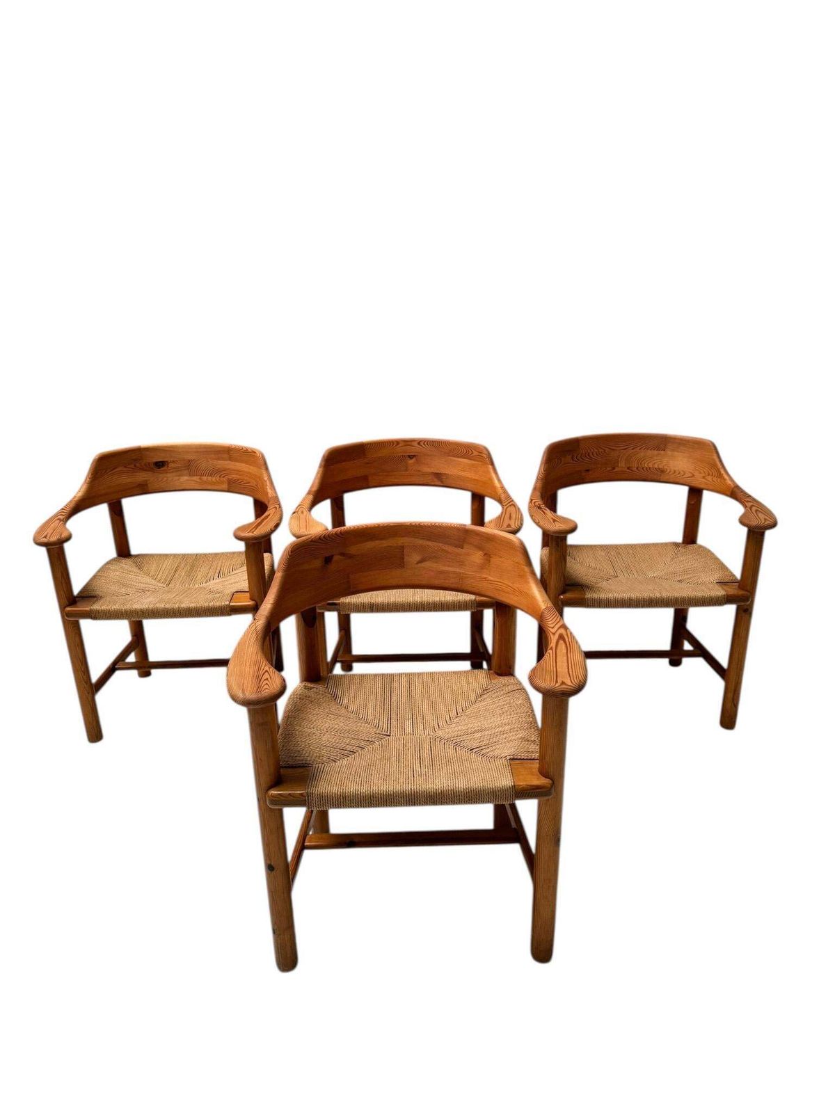 Four Mid Century Modern Armchairs By Rainer Daumiller, 1970s photo buy