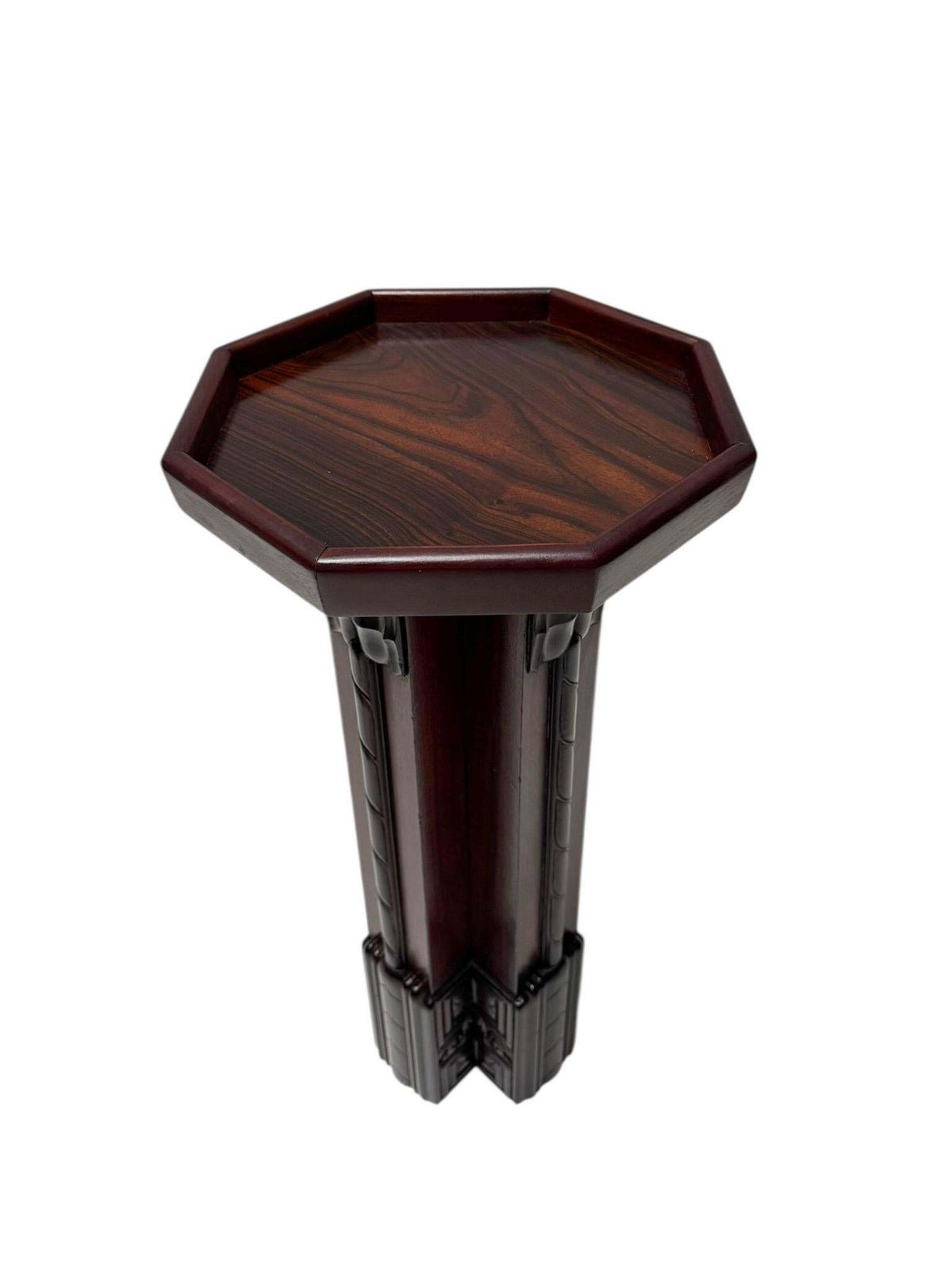 3978.0 Art Deco Amsterdamse School Pedestal By F.A. Warners, 1920s photo