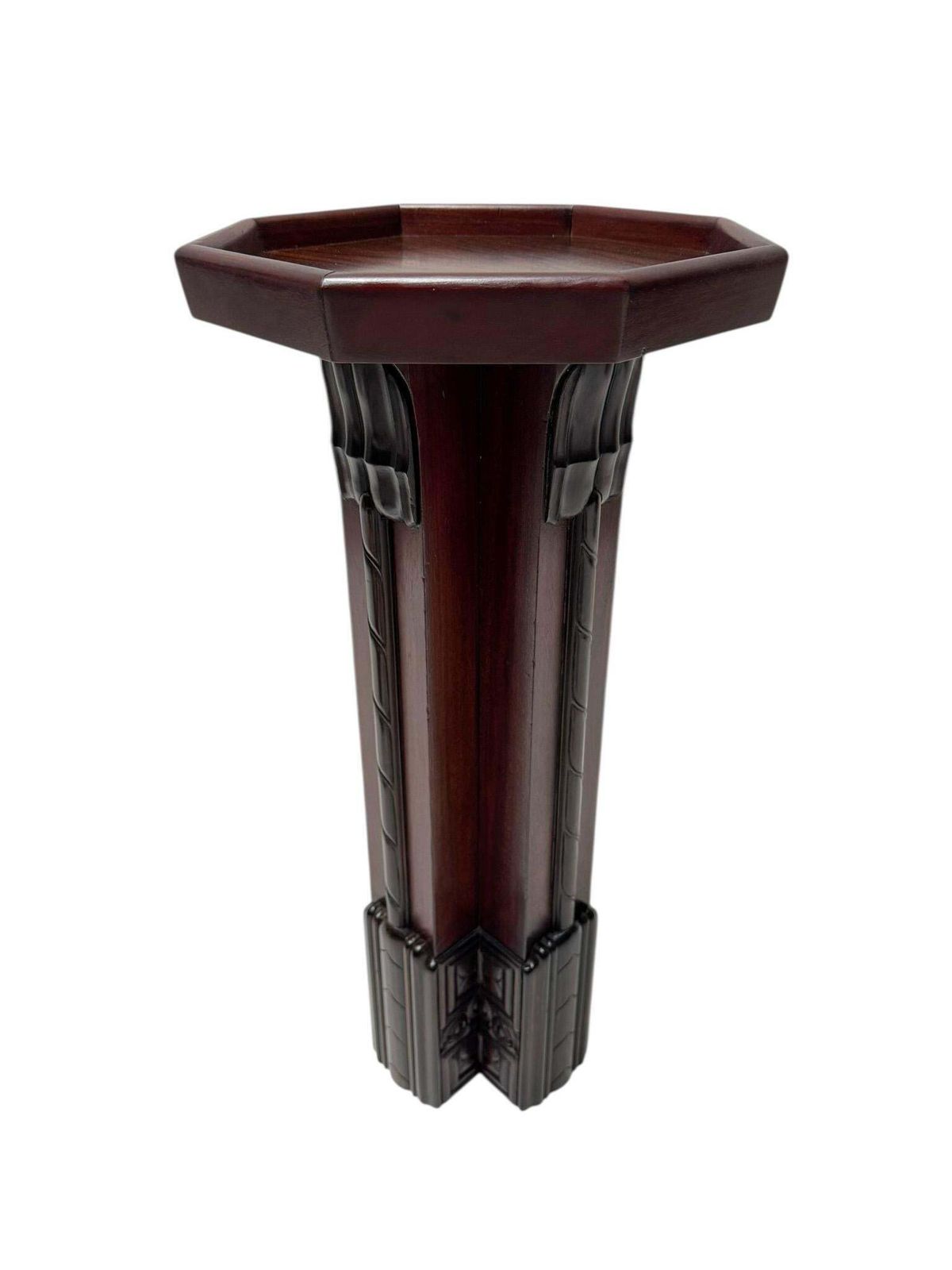 photo vinterior Art Deco Amsterdamse School Pedestal By F.A. Warners, 1920s