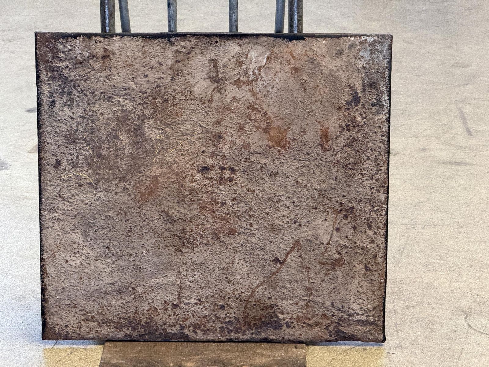 516.0 Antique French 'Pillars Of Freedom' Fireback / Backsplash, Early 19th C. photo