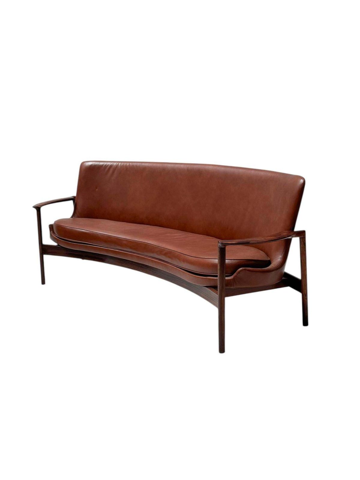 Mid Century Modern Sofa Or Bench By Ib Kofod Larsen For Frõscher, 1970s photo buy