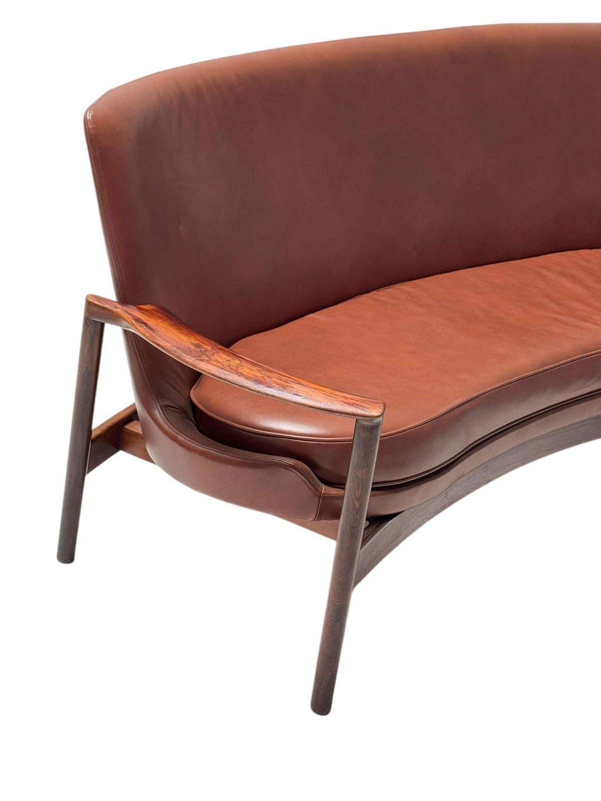 7071.0 Mid Century Modern Sofa Or Bench By Ib Kofod Larsen For Frõscher, 1970s photo