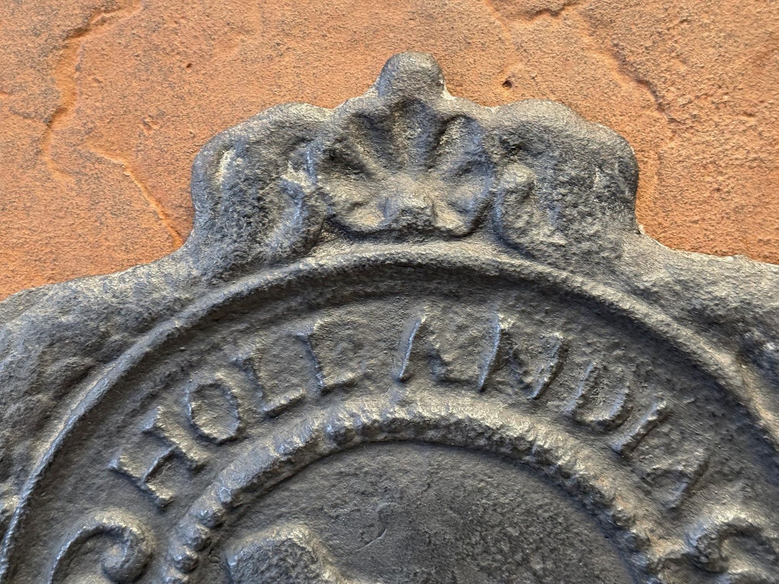 Early 19th Century Dutch 'Pro Patria' Fireback / Backsplash, Louis XIII Style photo buy