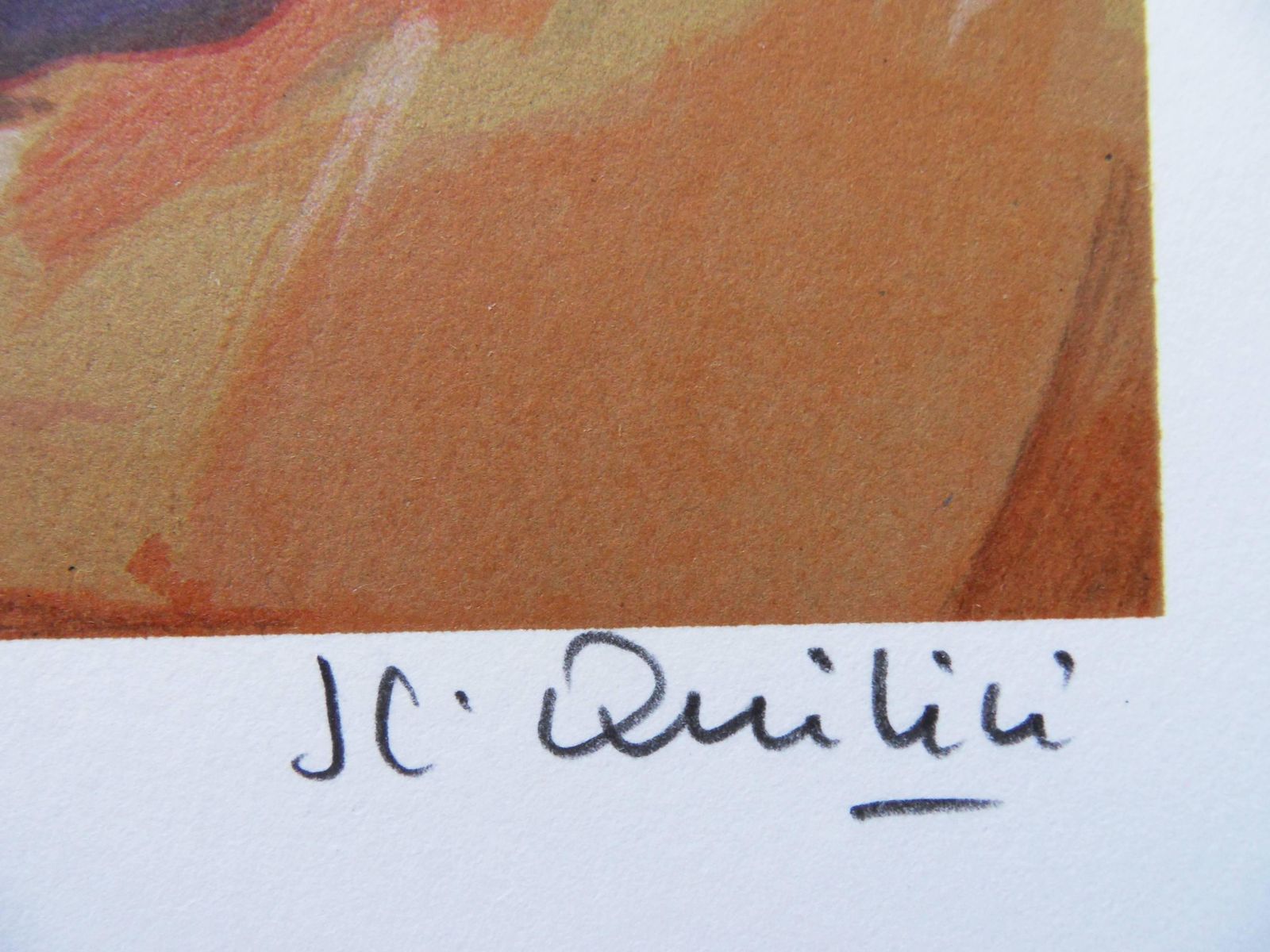 Jean Claude Quilicitoreador   Original Handsigned Lithograph photo furniture