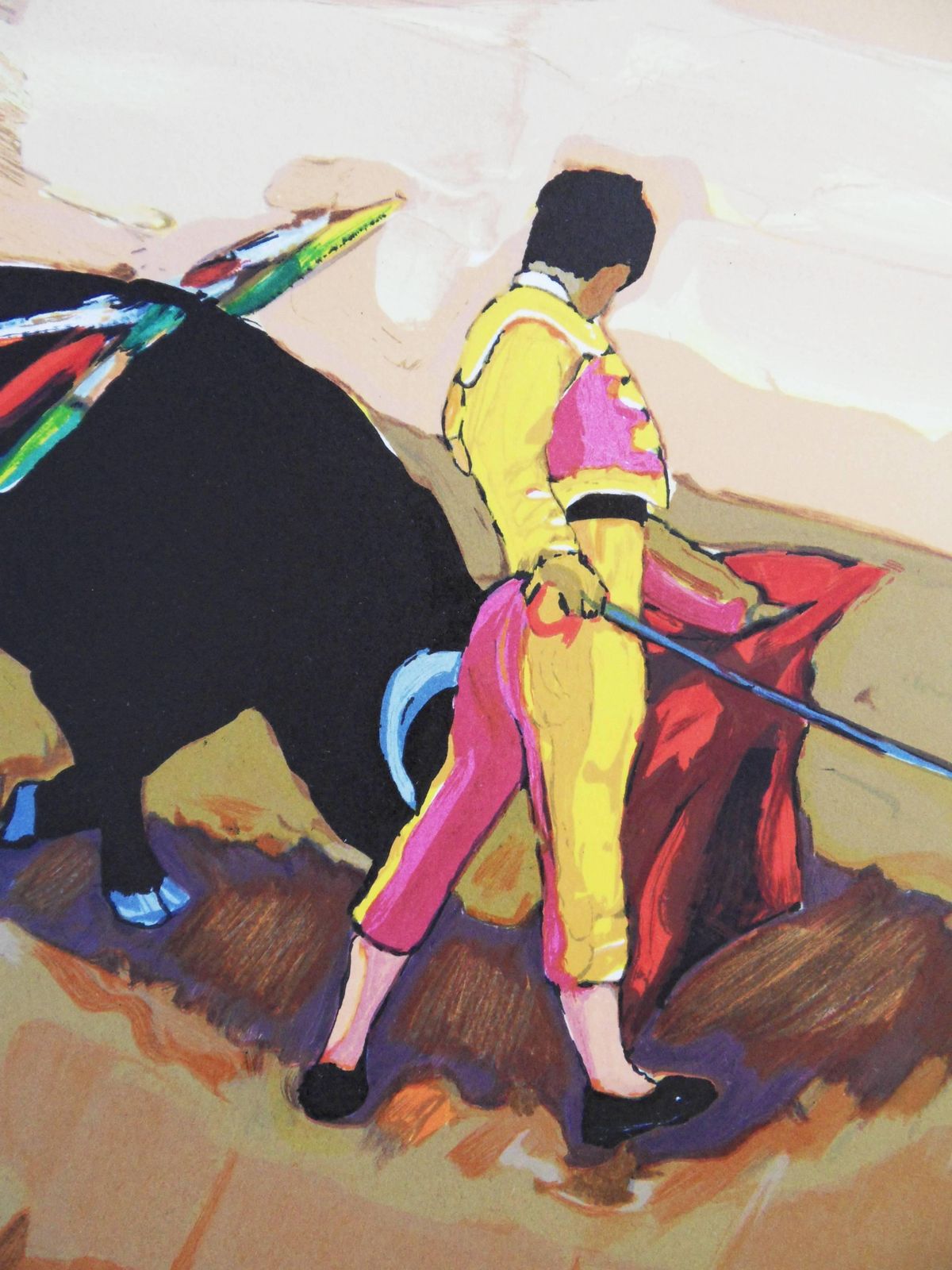 Jean Claude Quilicitoreador   Original Handsigned Lithograph photo for sale