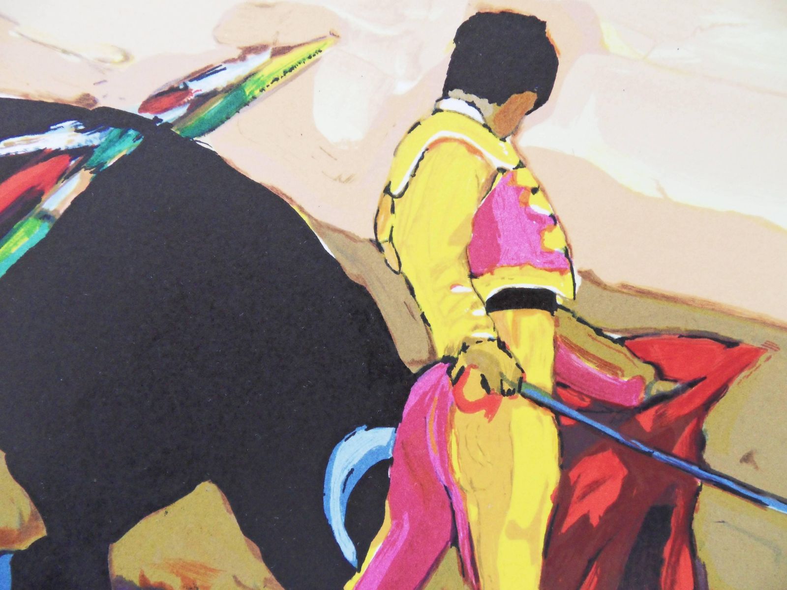 Jean Claude Quilicitoreador   Original Handsigned Lithograph photo Art