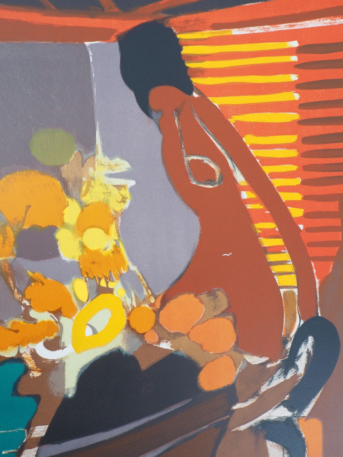 Alfred Defossezmodel : Sweet Day At Home   Original Lithograph Handsigned And N° (Mourlot)1972 photo Art