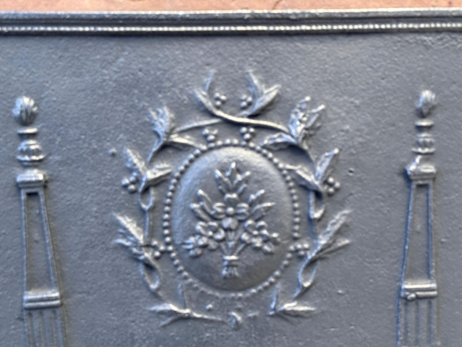 photo for sale French Neoclassical Fireback / Backsplash, Early 19th Century Period