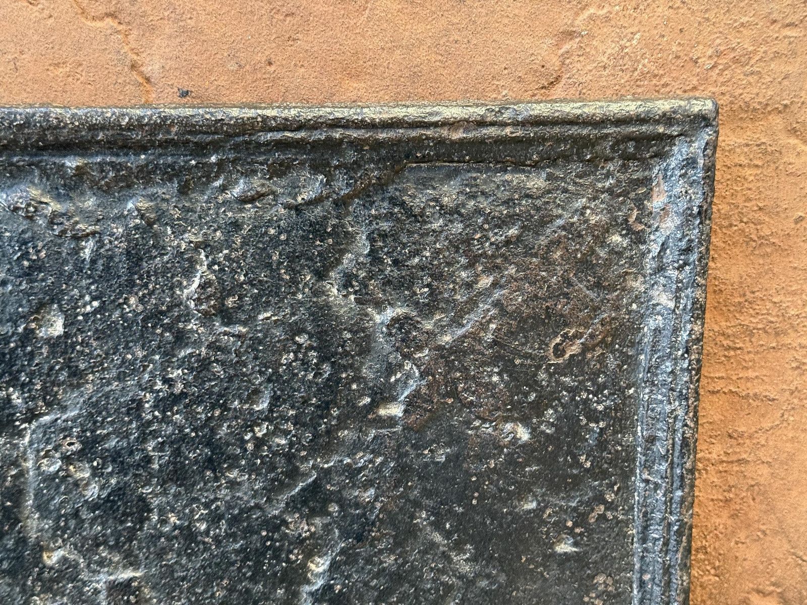 18th Century 'Cross Of Loraine' Fireback / Backsplash, France, Louis XIV Period photo vinterior