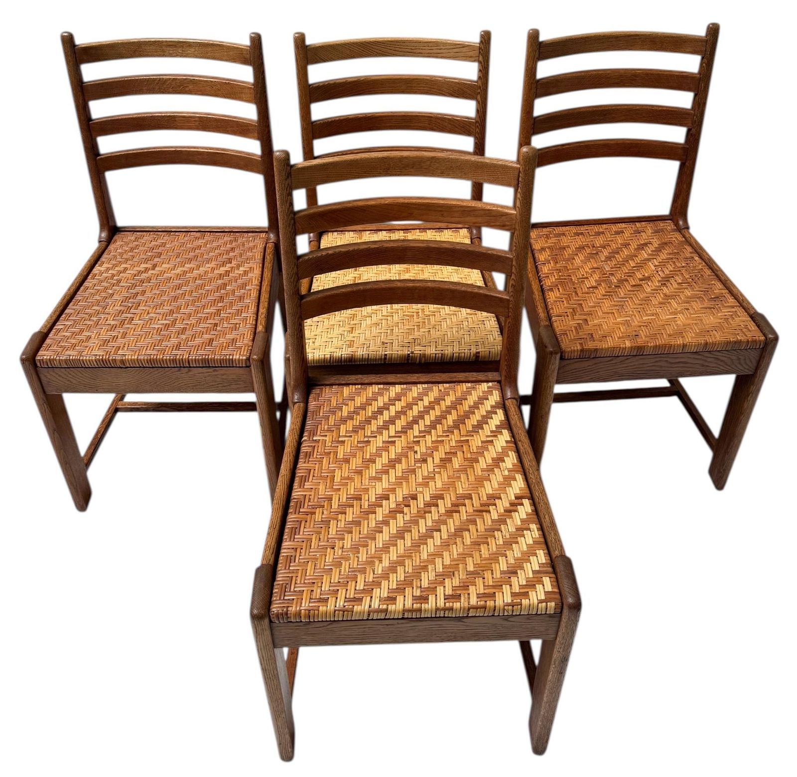 Four Modernist Art Deco Dining Room Chairs By Bas Van Pelt For My Home, 1930s photo furniture