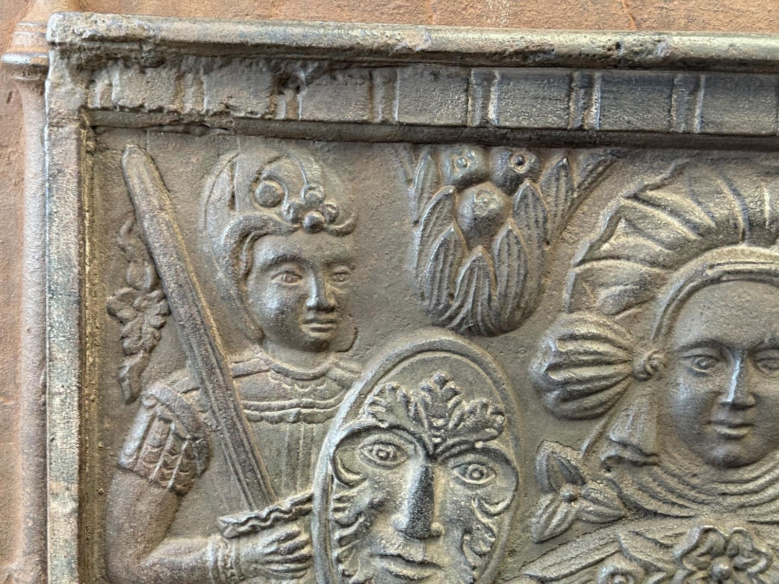 French Coat Of Arms Fireback / Backsplash, Napoleon III Style photo vinterior