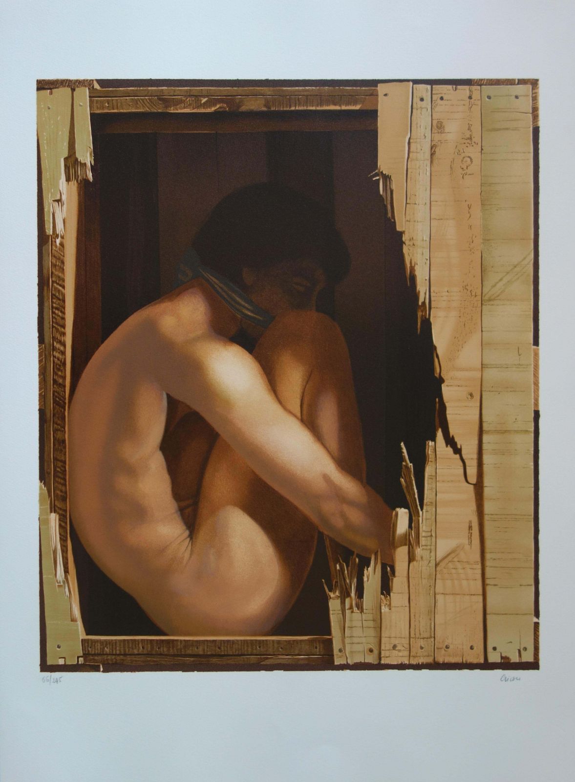 Pierre Gilouthe Abduction   Original Handsigned Lithograph