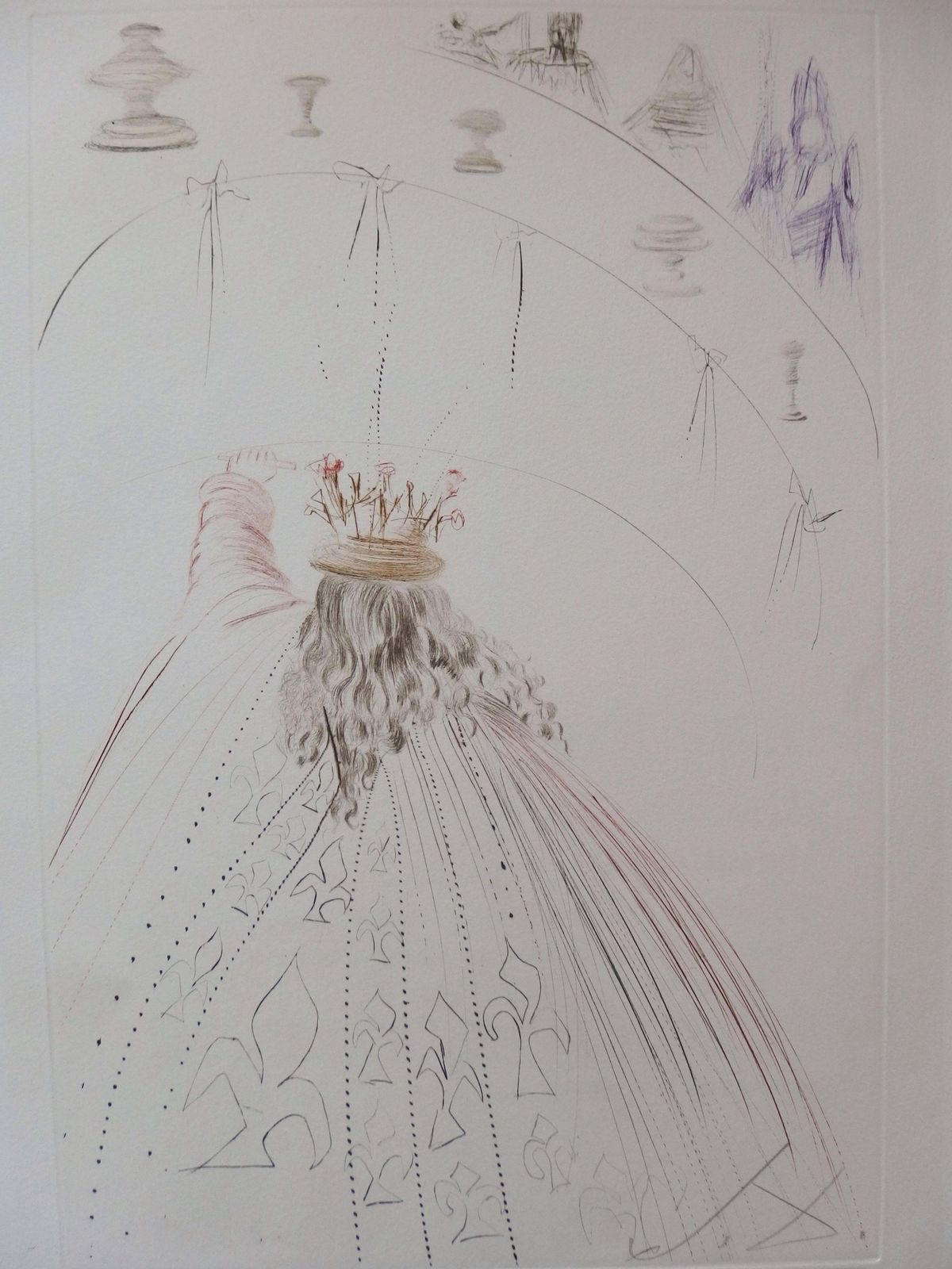 The Knights Of King Arthur   Original Etching, Handsigned  (Field #70 10m)1970 photo furniture