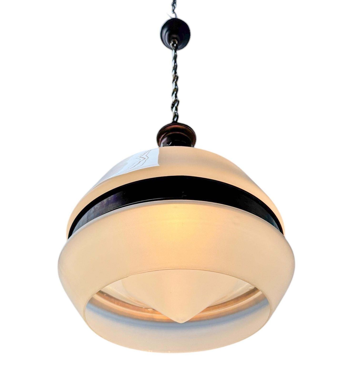 Arts & Crafts Extra Large Pendant In The Style Of Peter Behrens, 1900s photo 1952.0
