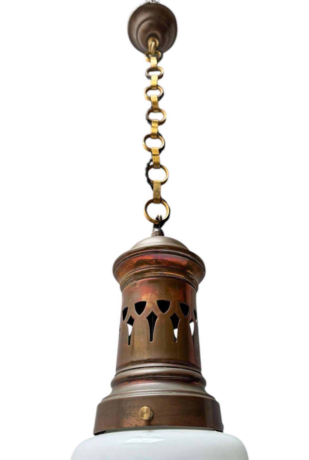 photo for sale Arts & Crafts Extra Large Pendant In The Style Of Peter Behrens, 1900s