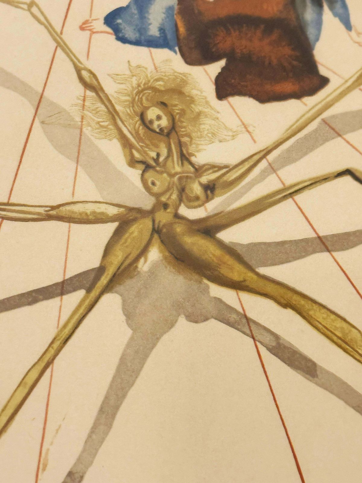 photo furniture Salvador Dalí Leaving The Level Of Anger (Purgatory: Canto 17) Signed