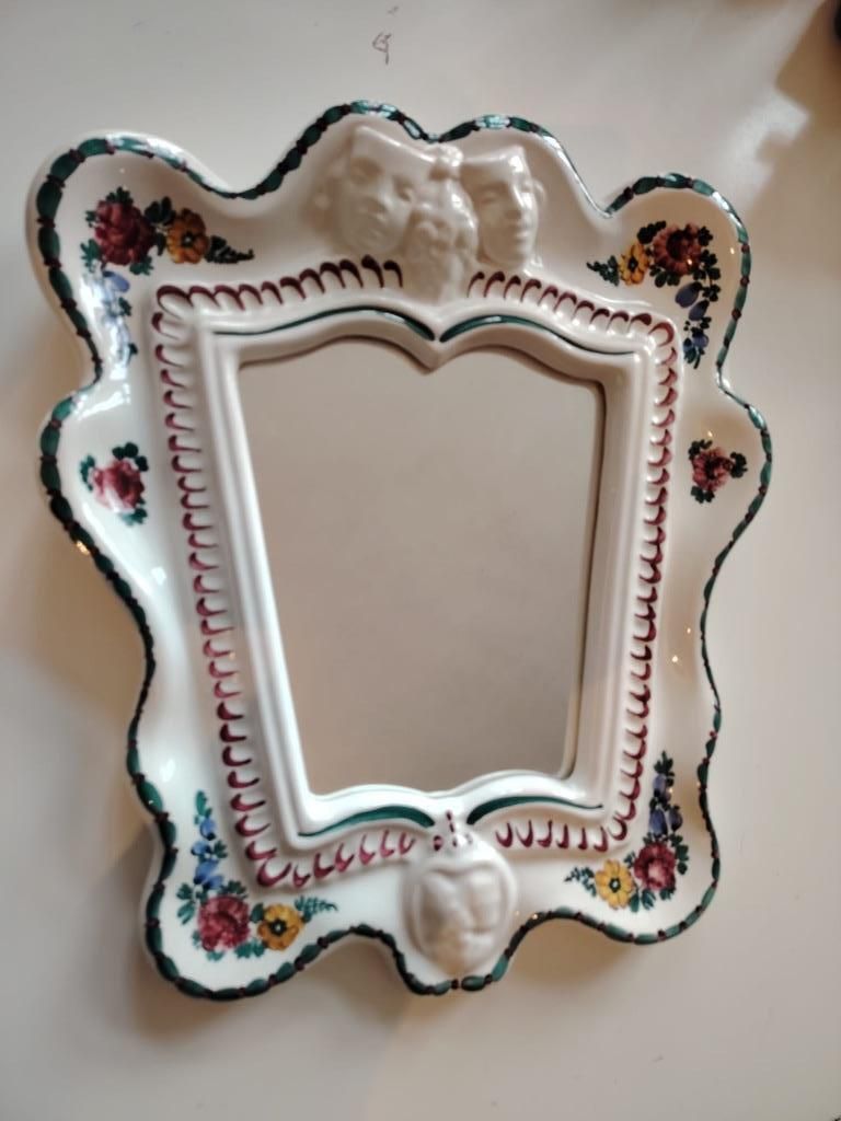 Rare Art Deco "Theater" Mirror By Gmundner Keramik photo buy
