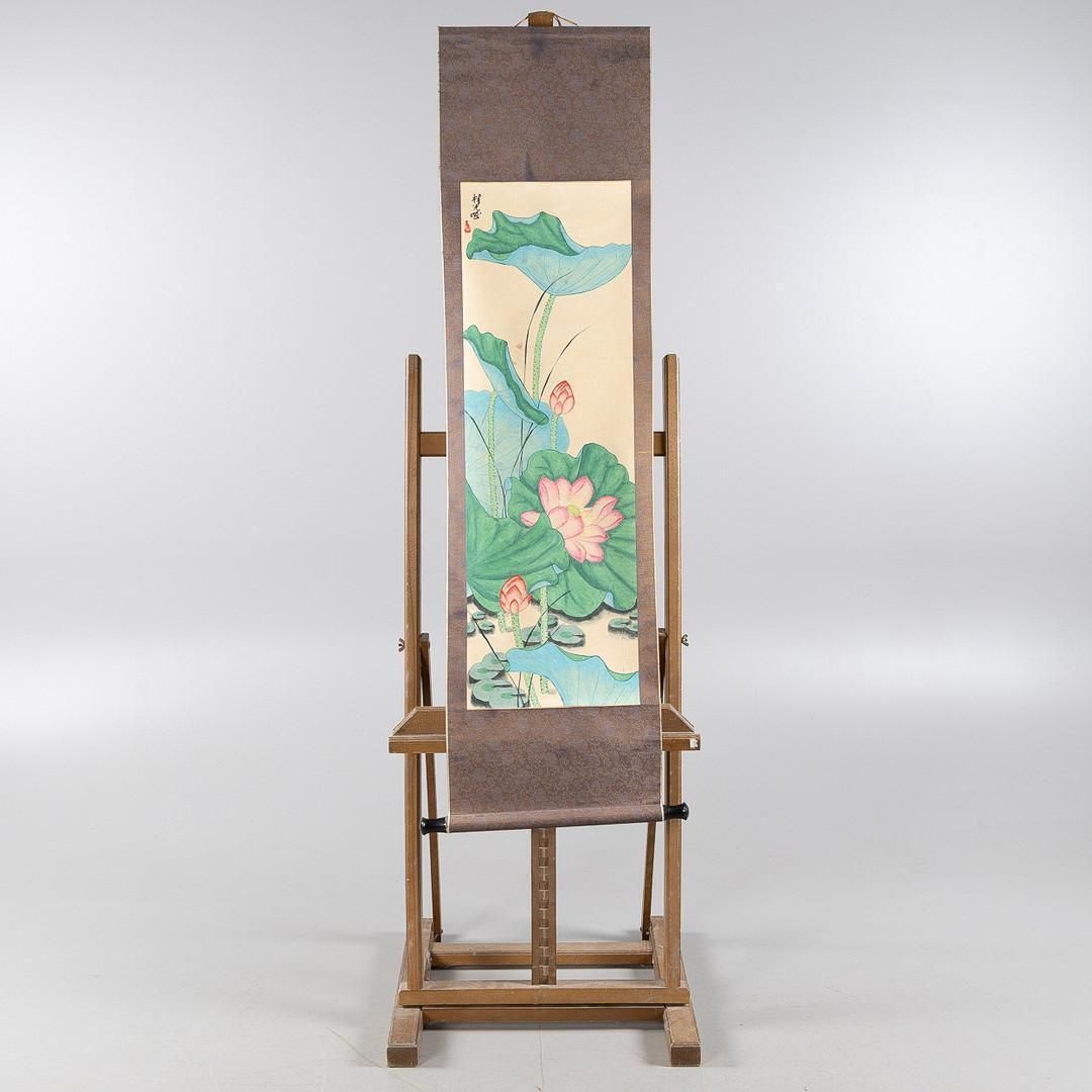 Set Of Two Chinese Scroll Painting photo 1187.0