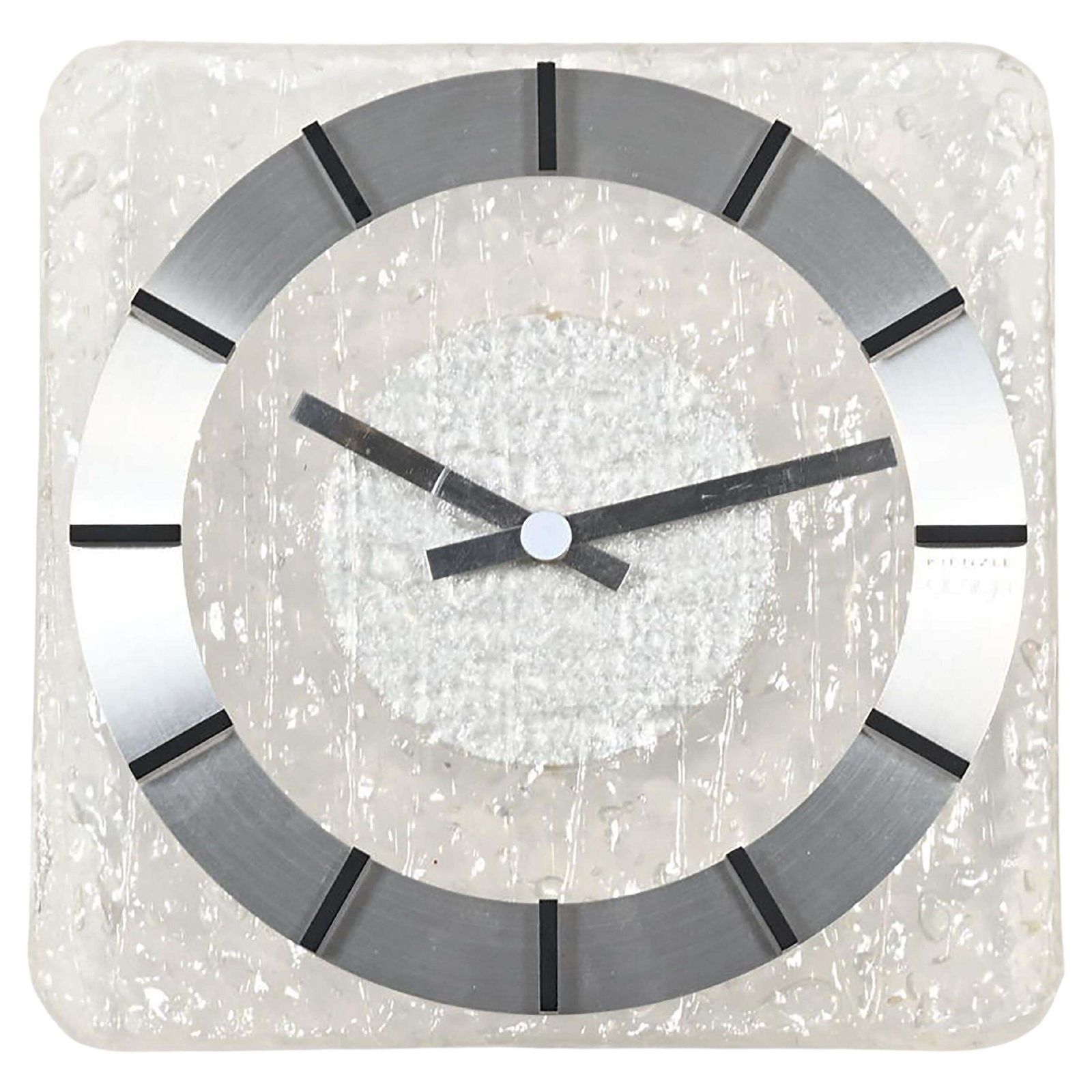 Midcentury Kienzle Lucite Wall Clock