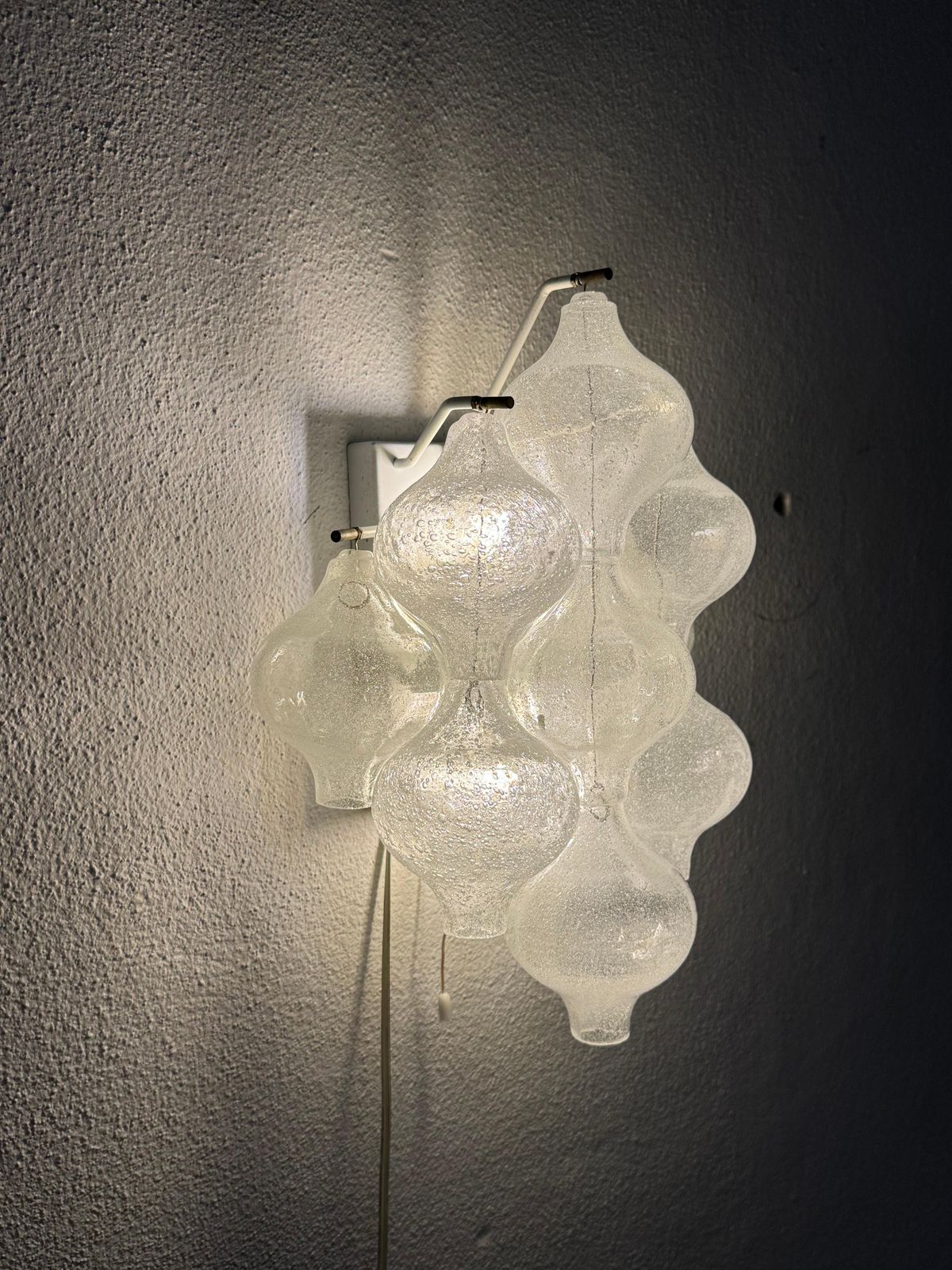 photo buy A Pair Of J.T. Kalmar Tulipan Glass Wall Lamps, Sconces