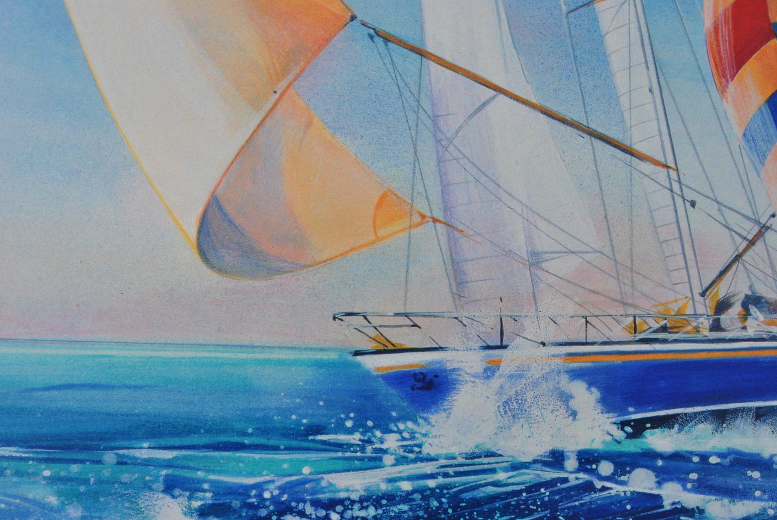 photo for sale Stanley Spencersailing : The Race   Original Lithograph, Handsigned & Ltd /1501982