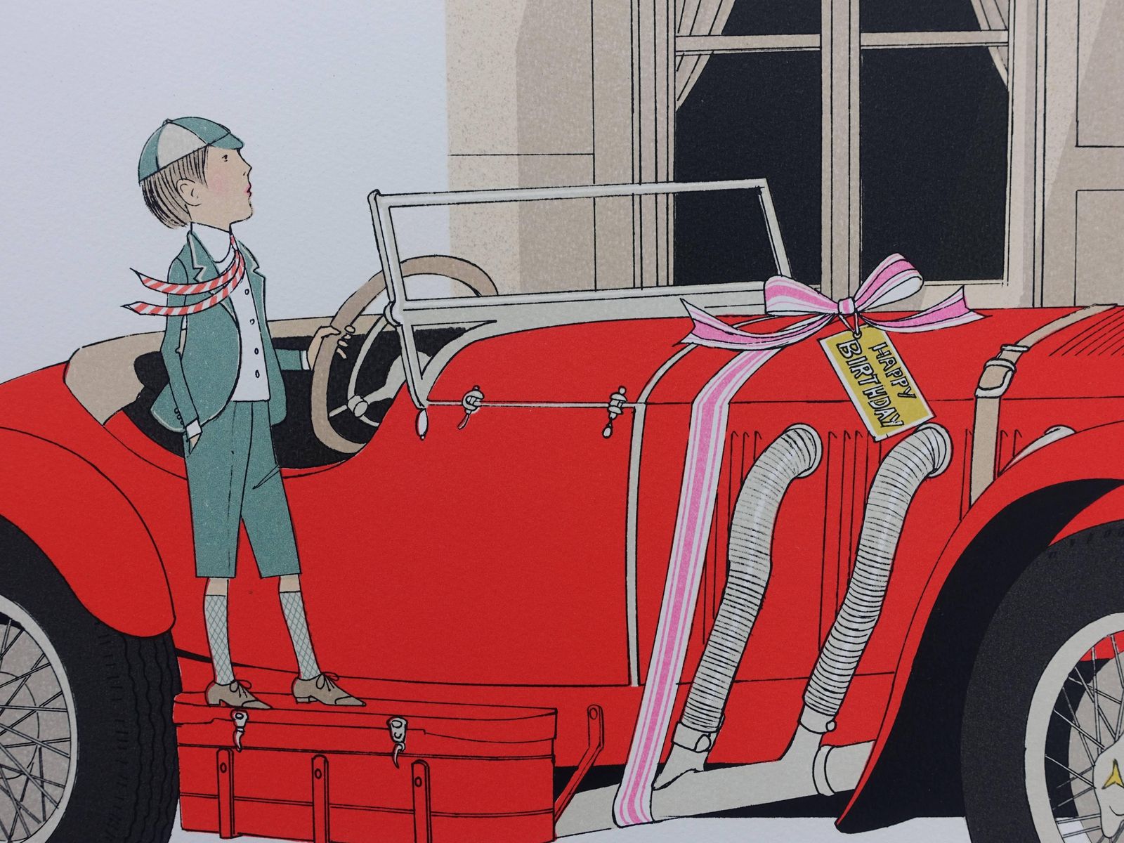 Denis Paul Noyermercedes 710   Cabourg Grand Hotel   Original Handsigned Lithograph   115ex photo buy