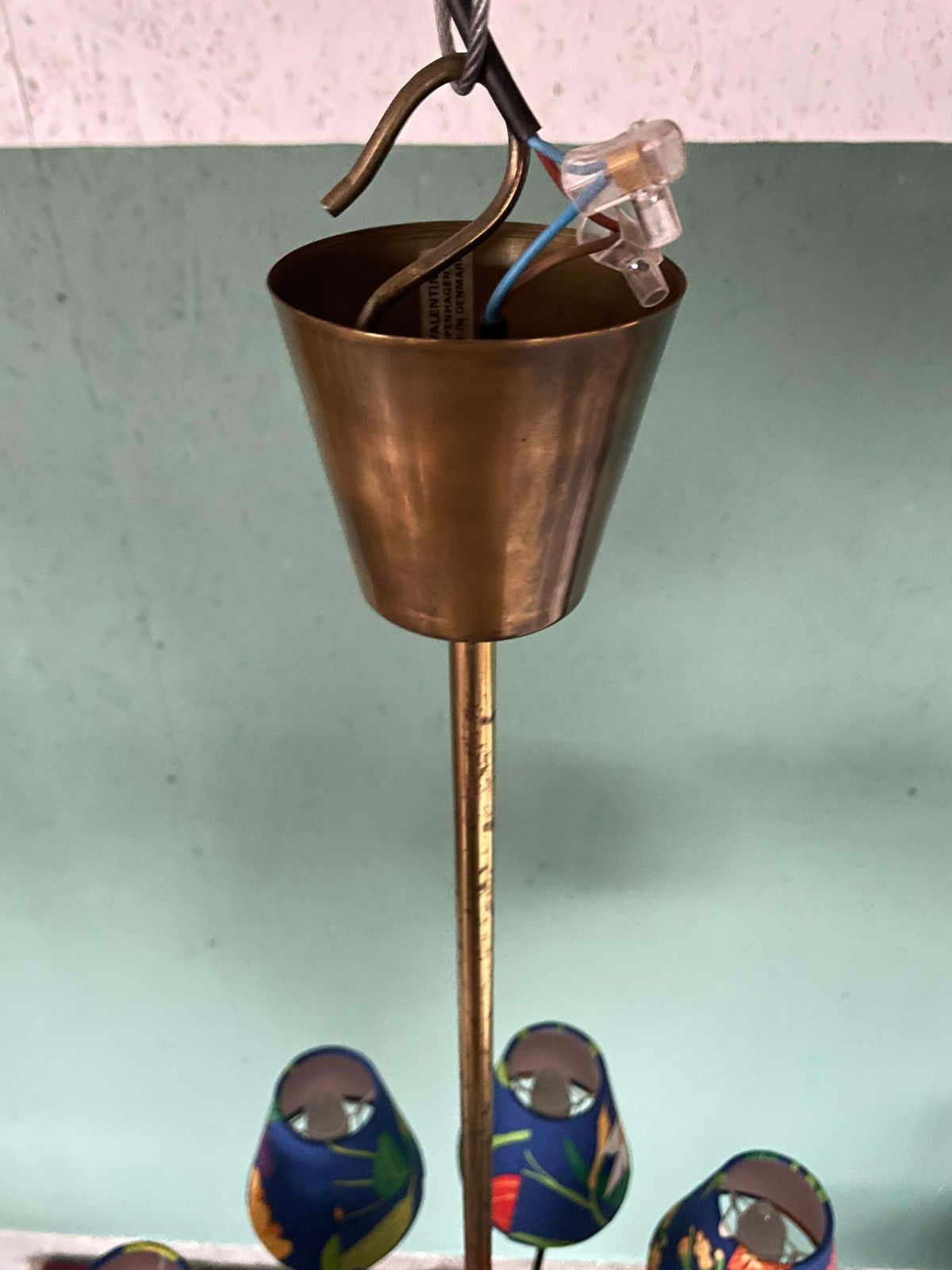 1306.0 A Mid Century Chandelier By Th Valentiner For Poul Dinesen Of Denmark photo