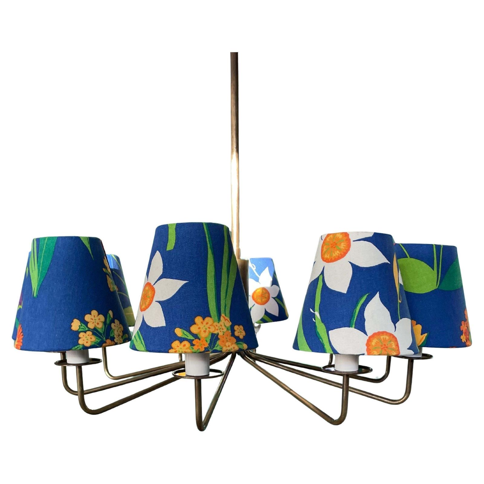 A Mid Century Chandelier By Th Valentiner For Poul Dinesen Of Denmark
