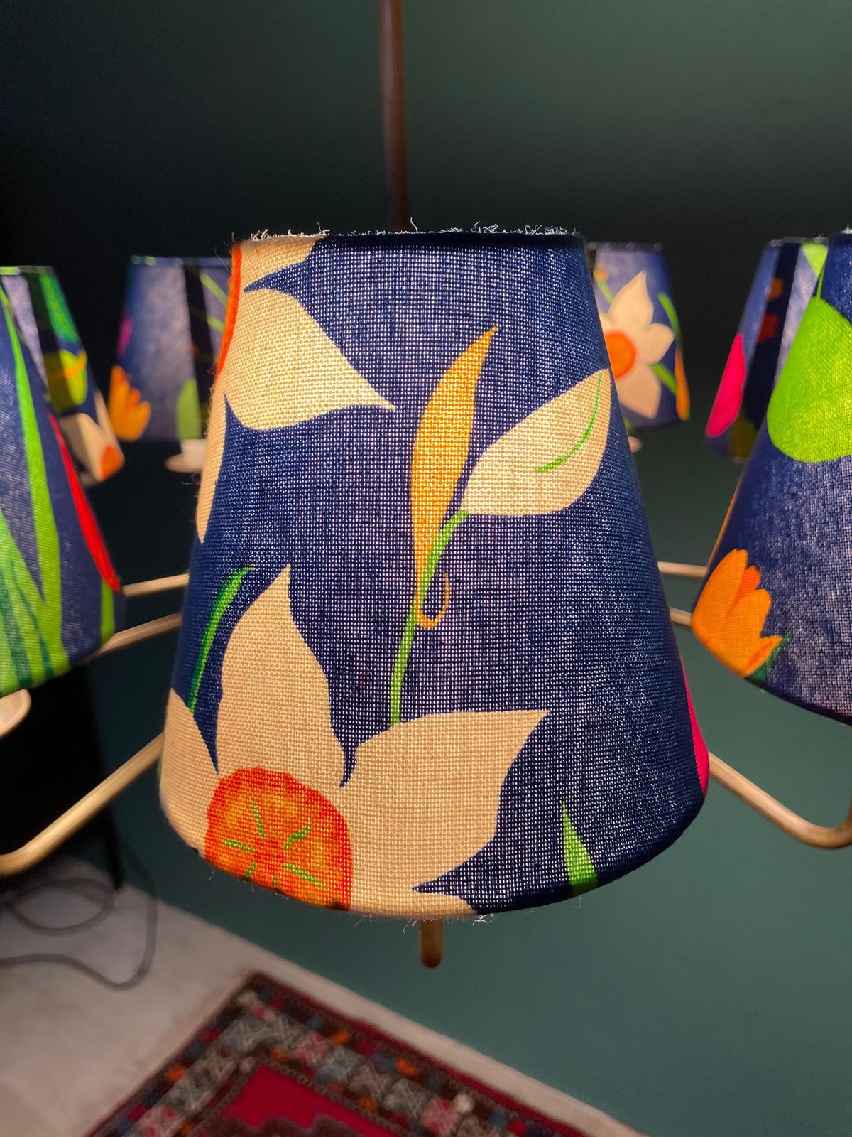 A Mid Century Chandelier By Th Valentiner For Poul Dinesen Of Denmark photo Lighting