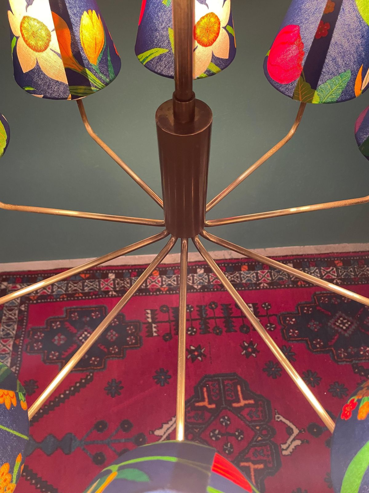 A Mid Century Chandelier By Th Valentiner For Poul Dinesen Of Denmark photo buy