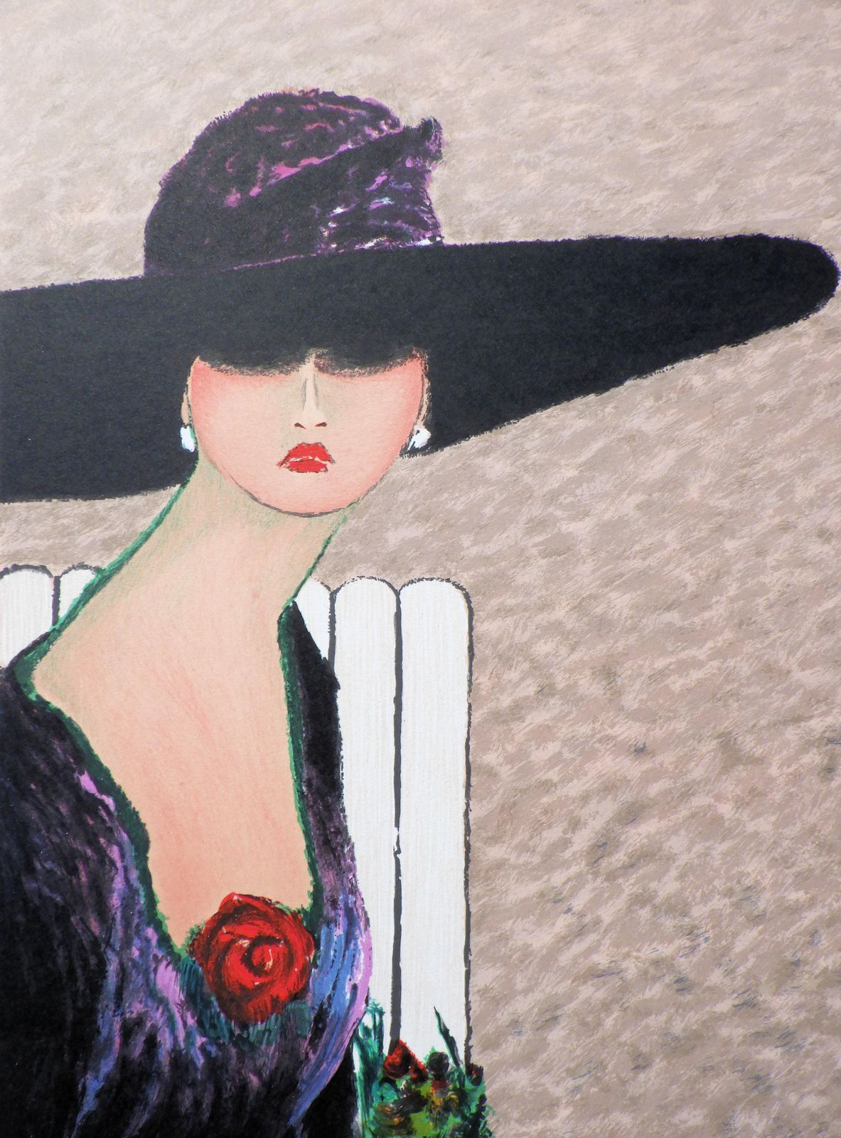 Ramon Dilleydeauville : Twenties Elegant    Original Lithograph, Handsigned & Ltd /2501982 photo 133.0