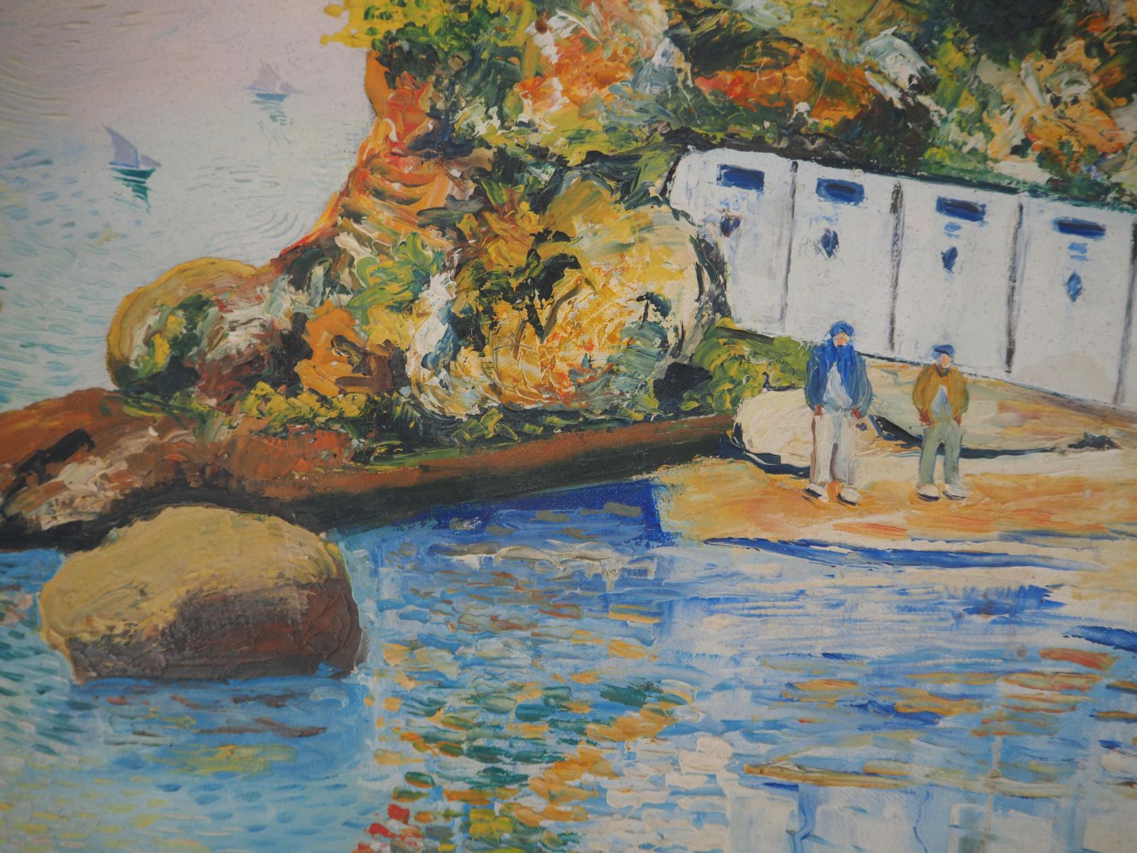 élisée Macletmediterranean Seascape Near Toulon   Oil On Canvas   Signed photo Art