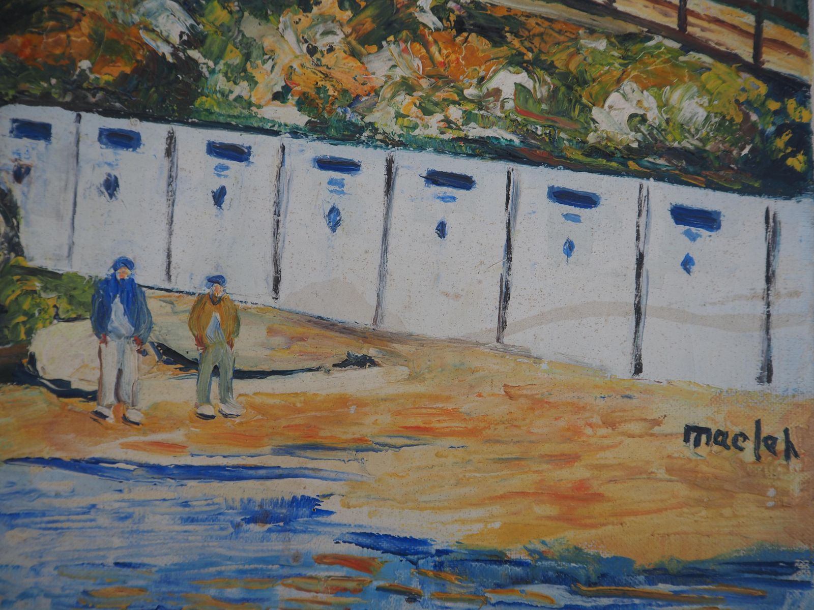 élisée Macletmediterranean Seascape Near Toulon   Oil On Canvas   Signed photo buy