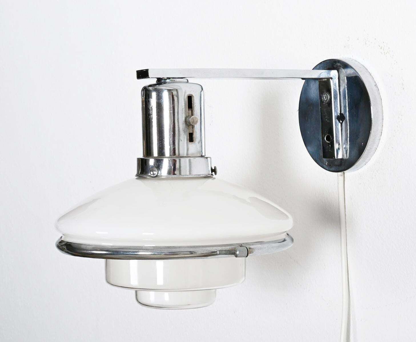 Rare Megaphos Sistrah Wall Lamp By C.F Otto Mueller photo vinterior
