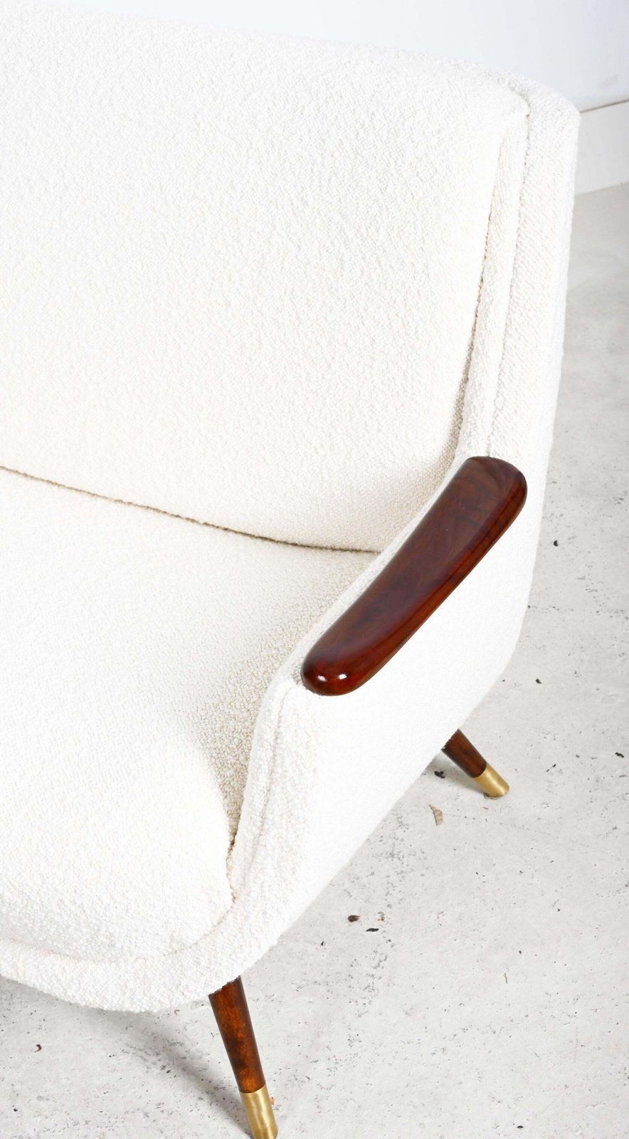 Furniture Rare French Midcentury Sofa photo