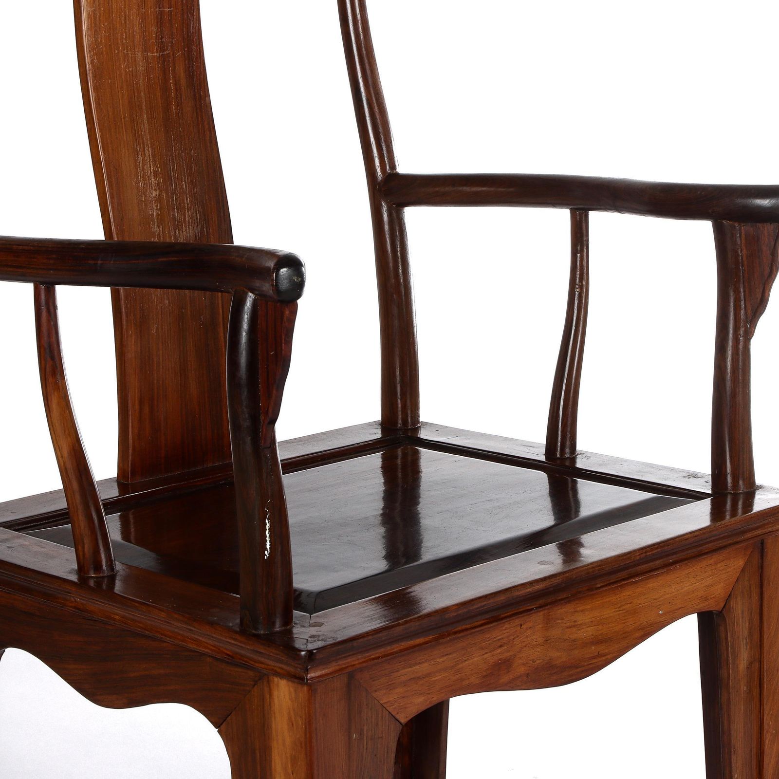 Set Of Two Chinese Huanghuali Side Chairs photo vintage