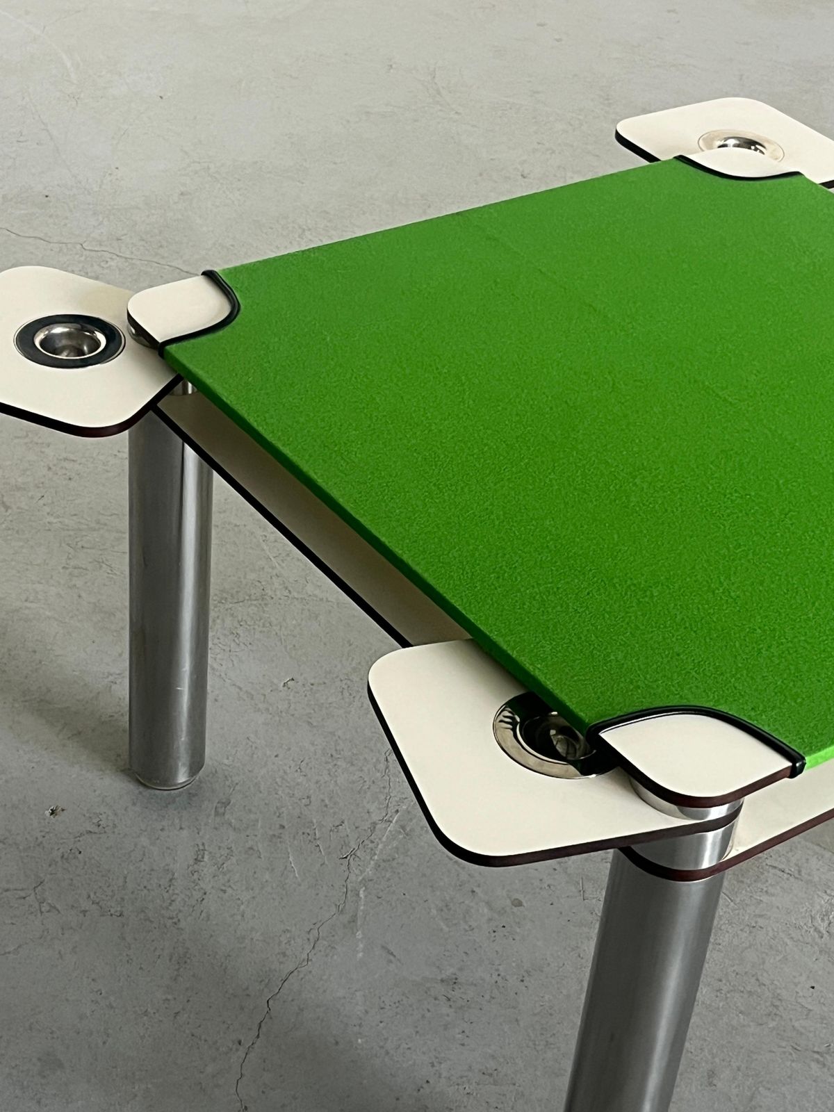 Vintage Joe Colombo Poker Game Table By Zanotta, 1968 Italy photo vinterior