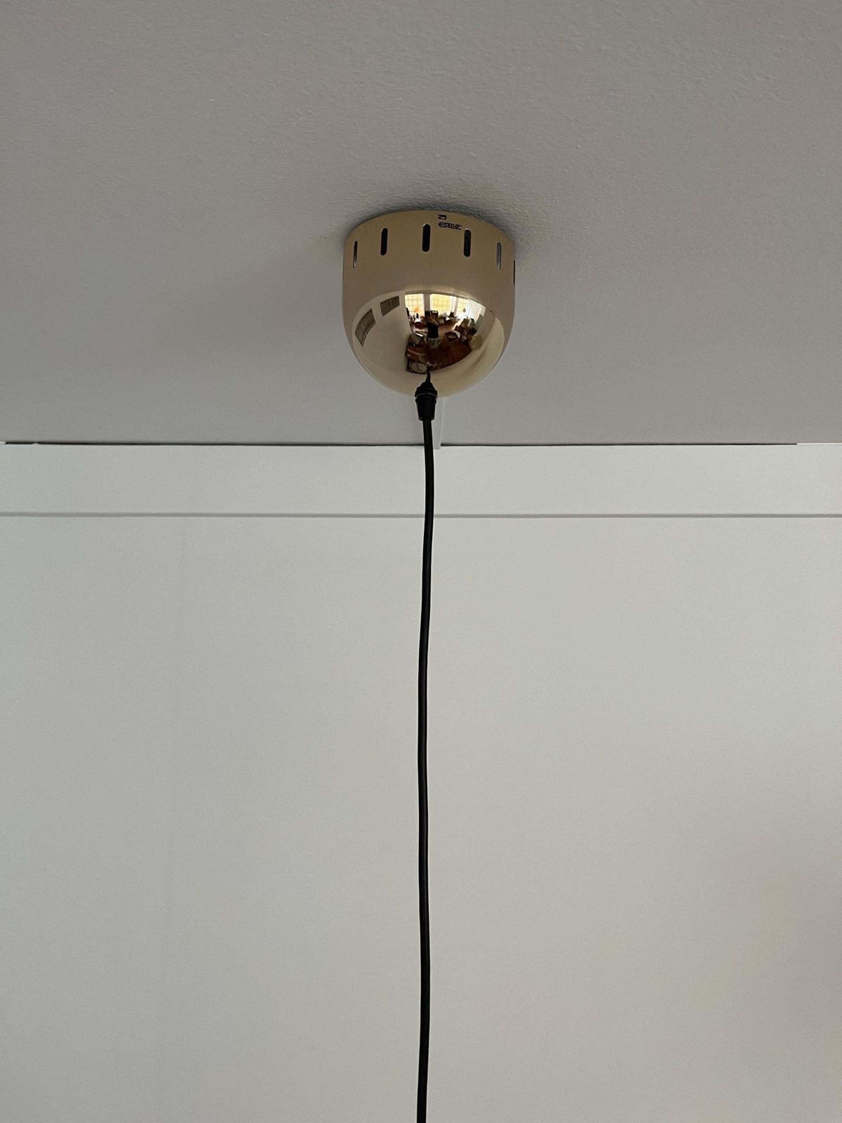 photo vinterior Mid Century Set Of Three Gold Chandeliers By Estiluz, Barcelona, 1970s