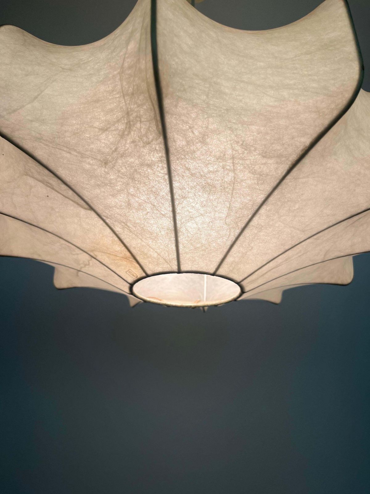 photo furniture German Mid Century "Cocoon" Chandelier By Goldkant Leuchten, 1960s