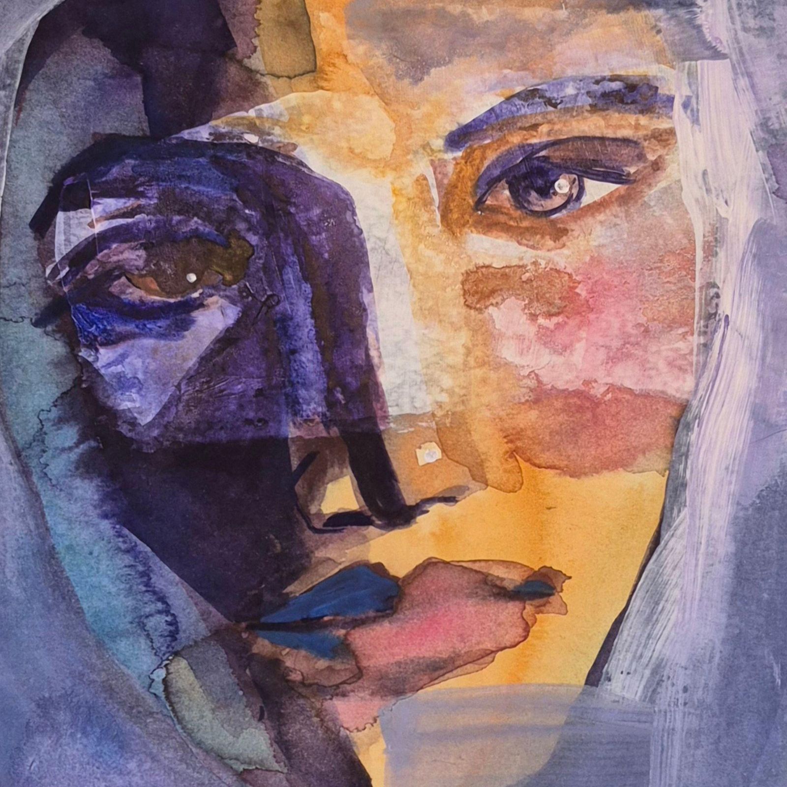 Anna Masiul Gozdeckaimprovisations, Contemporary Painting, Acrylic On Paper, Polish Artist2026 photo Art