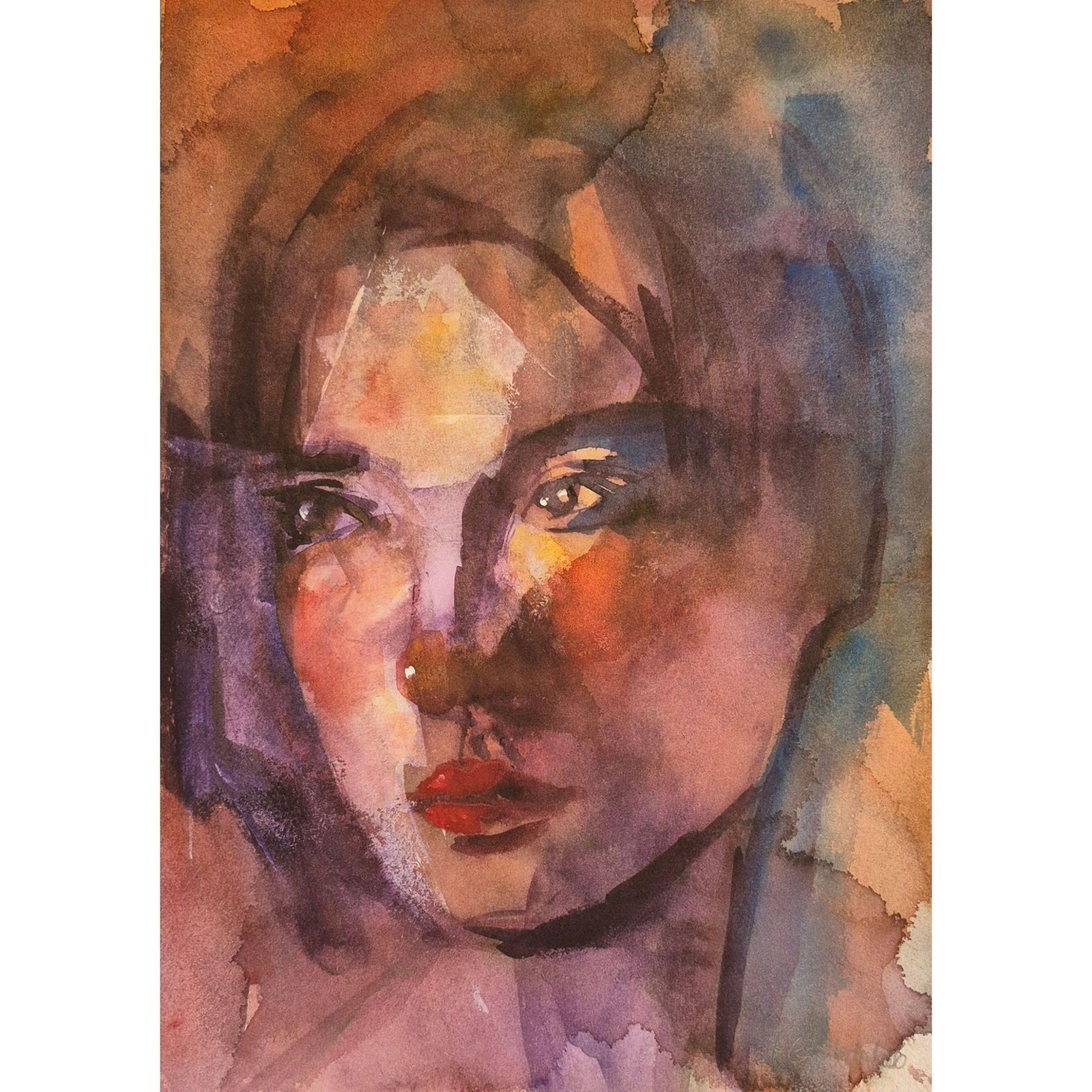 Anna Masiul Gozdeckaimprovisations, Contemporary Painting, Acrylic On Paper, Polish Artist2026 photo for sale