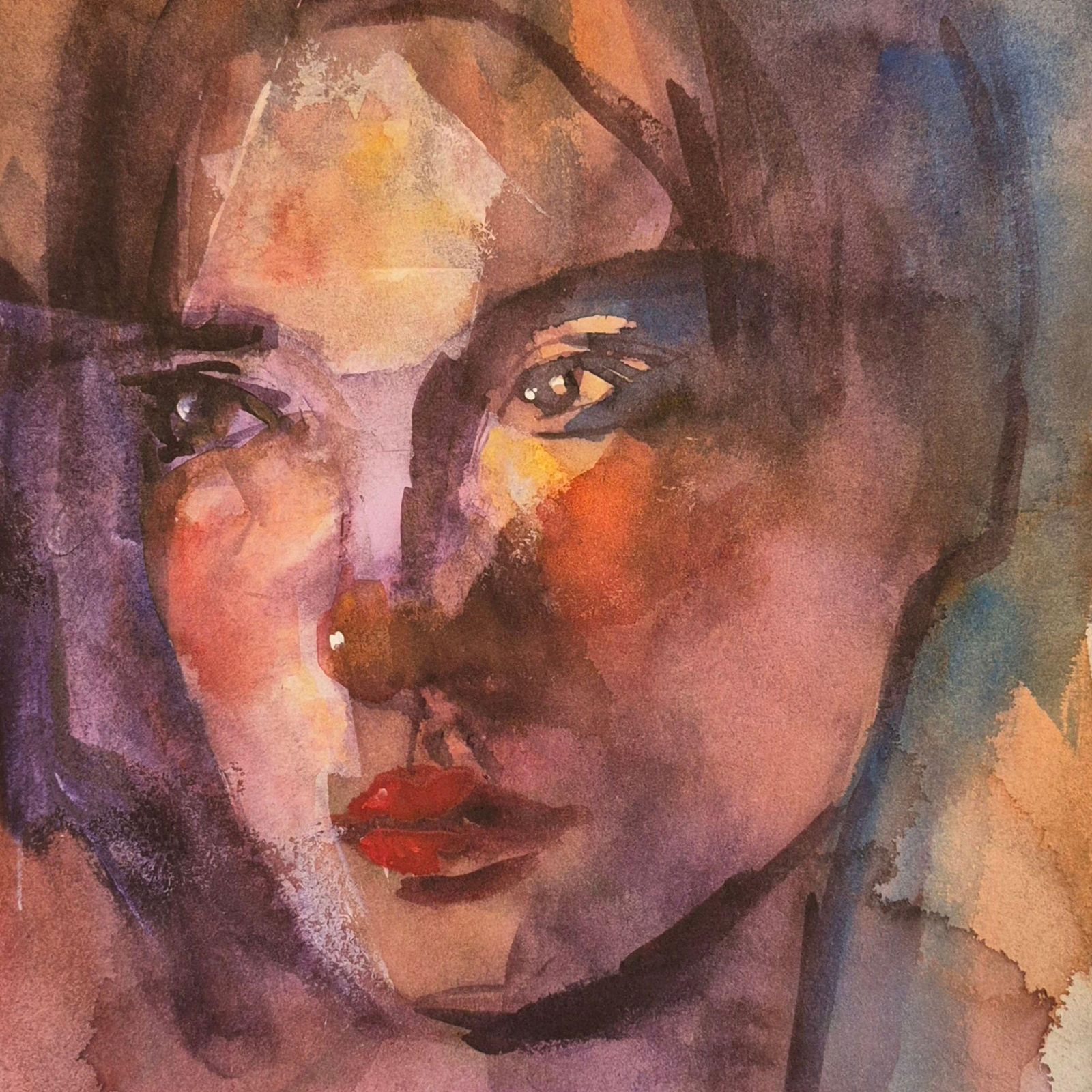 Anna Masiul Gozdeckaimprovisations, Contemporary Painting, Acrylic On Paper, Polish Artist2026 photo Art