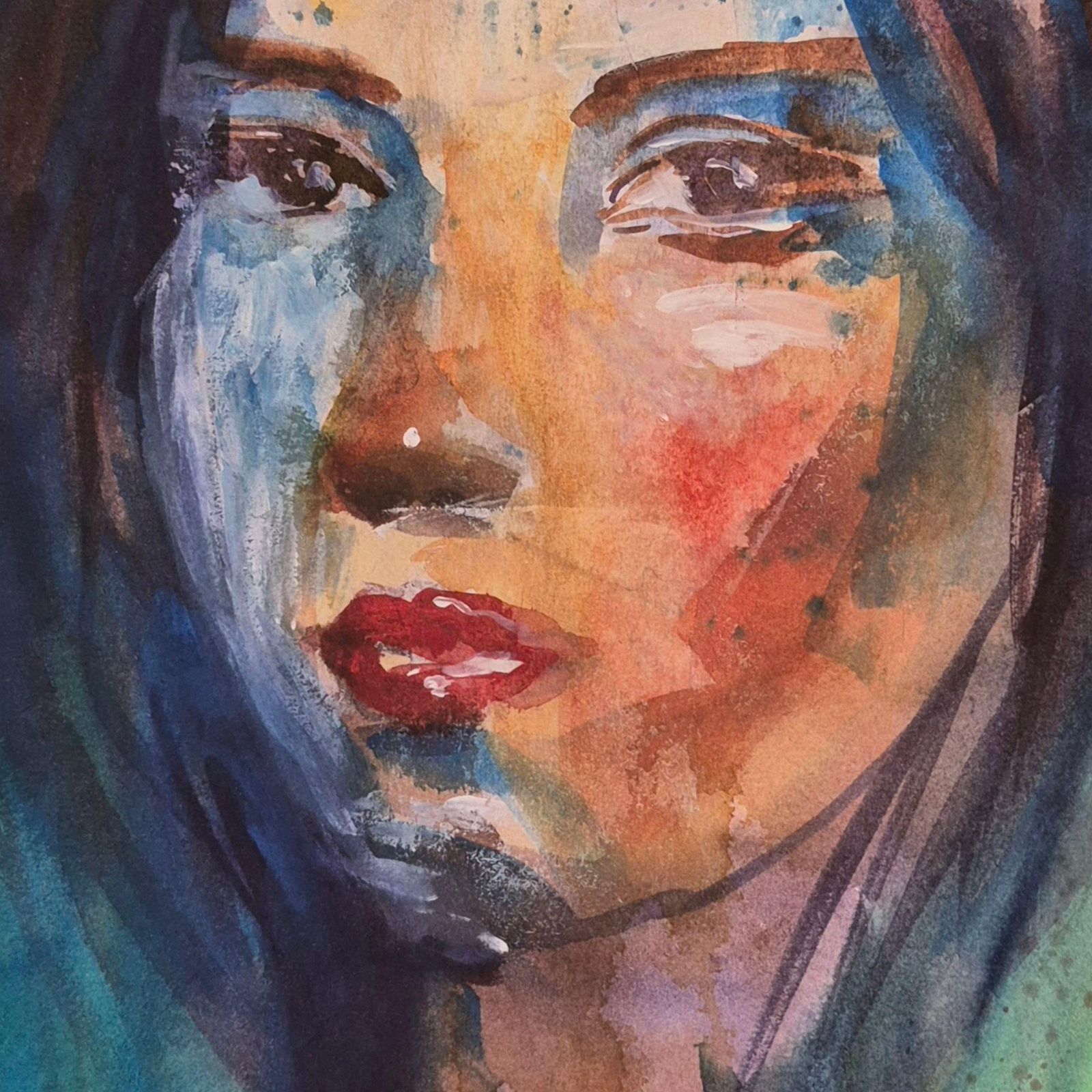 Anna Masiul Gozdeckaimprovisations, Contemporary Painting, Acrylic On Paper, Polish Artist2026 photo Art