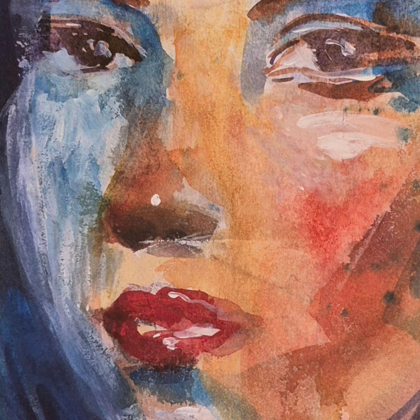 Anna Masiul Gozdeckaimprovisations, Contemporary Painting, Acrylic On Paper, Polish Artist2026 photo 239.0