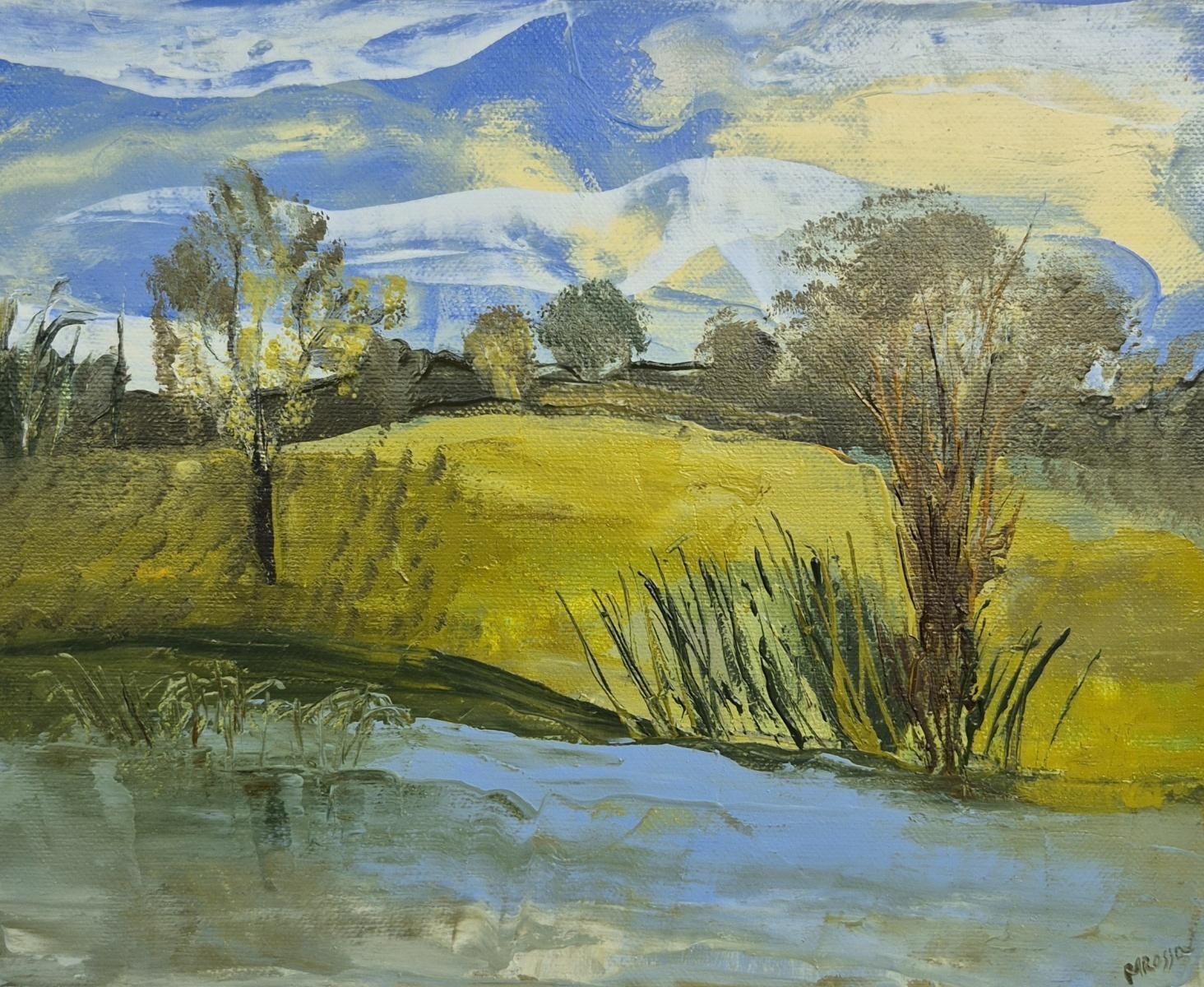 Monika Rossalandscape   Contemporary Oil Painting, Polish Artist2025