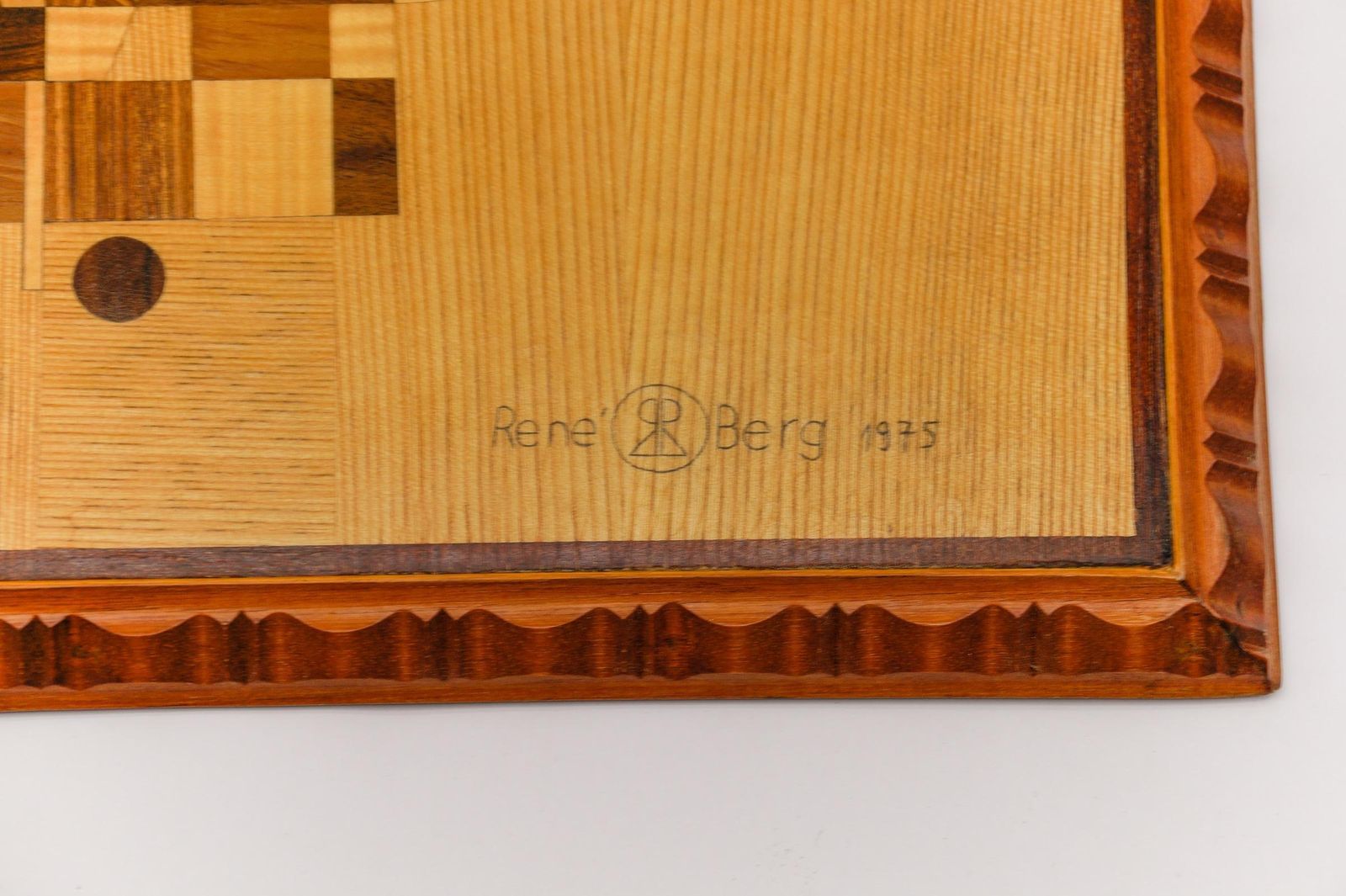 Awesome Handmade Wooden Inlays Wall Art By Artist Rene Berg, 1975 Germany photo vinterior
