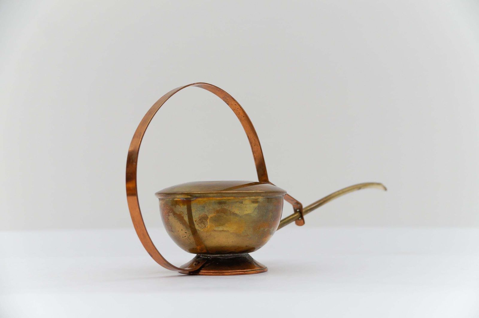 Rare Lovely Brass And Copper Watering Can, 1950s Austria photo 487.0