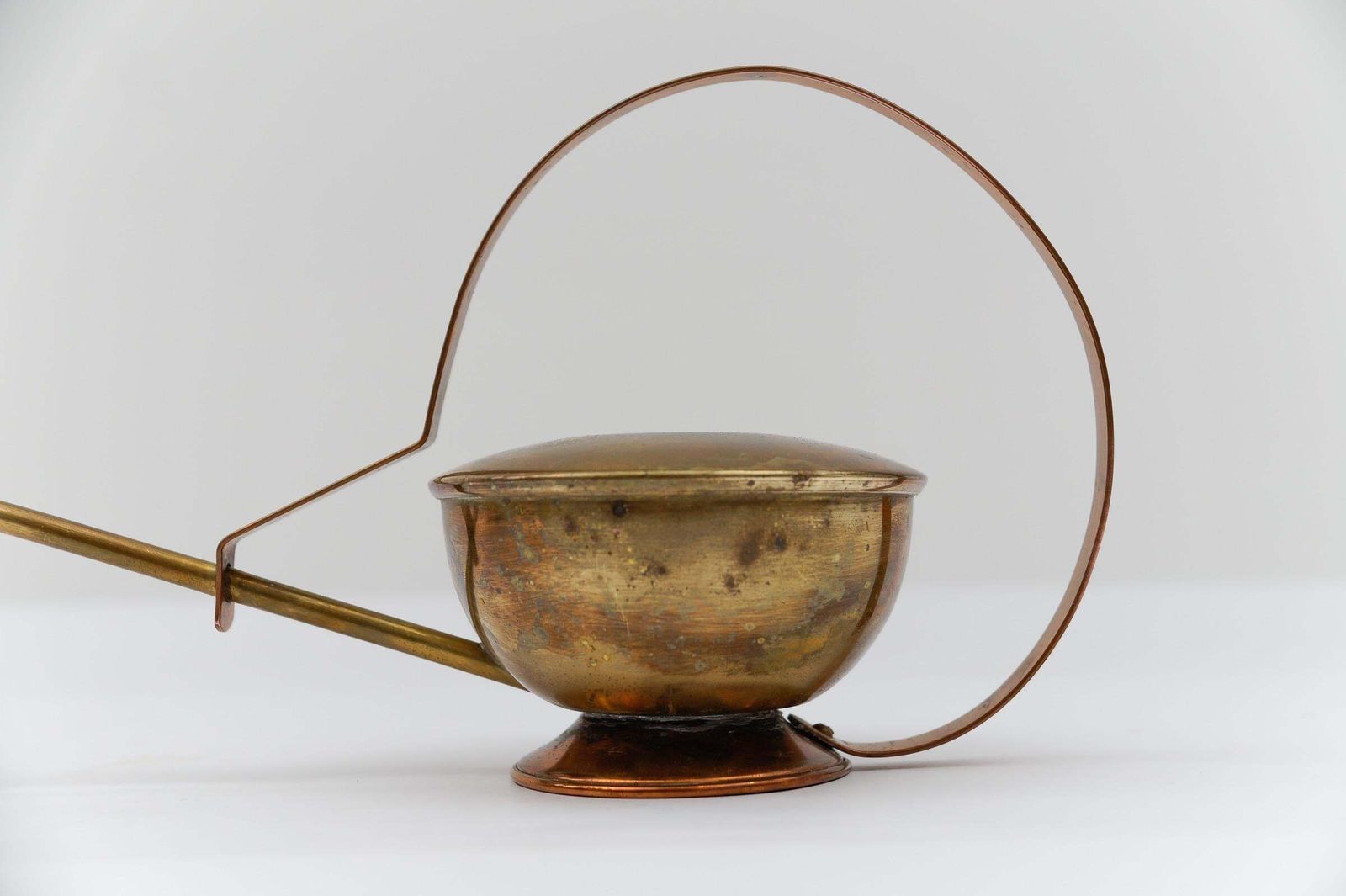 Rare Lovely Brass And Copper Watering Can, 1950s Austria photo buy