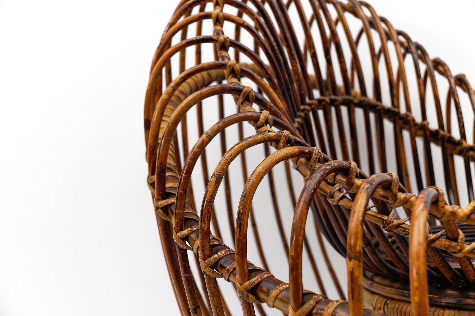photo vinterior Janine Abraham & Dirk Jan Rol Armchair Rattan And Bamboo, 1950s
