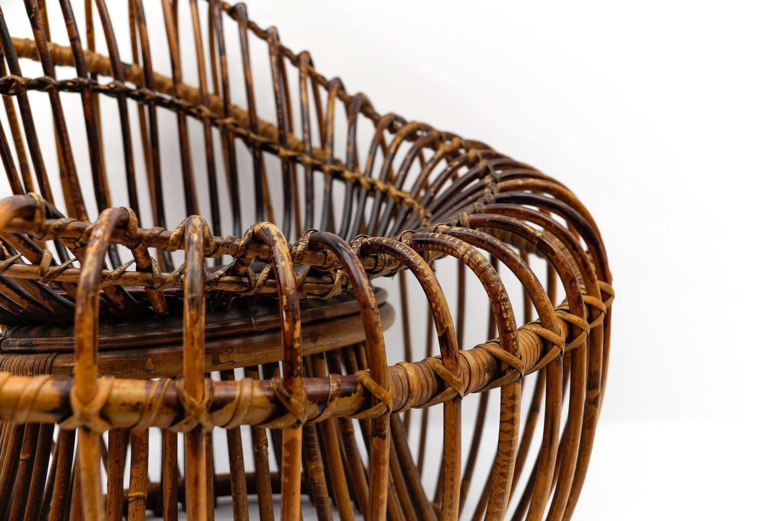 photo buy Janine Abraham & Dirk Jan Rol Armchair Rattan And Bamboo, 1950s